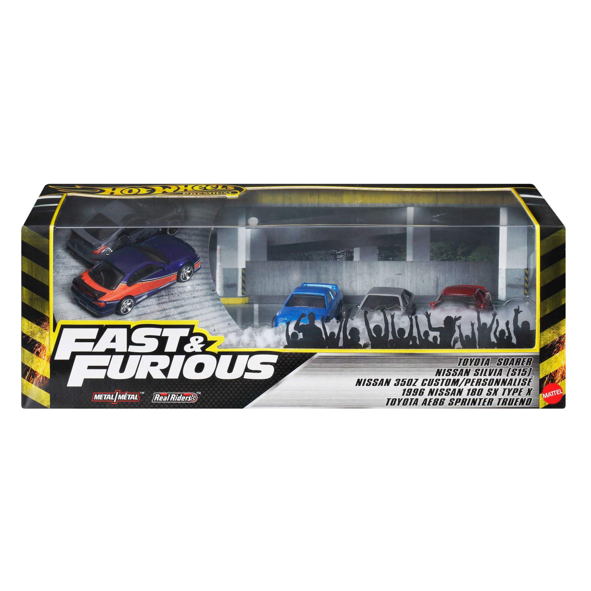 Hot Wheels Fast & Furious Tokyo Drift Bundle - 5 Pack 1:64 Scale Die-Cast Cars | Model JFL99 8