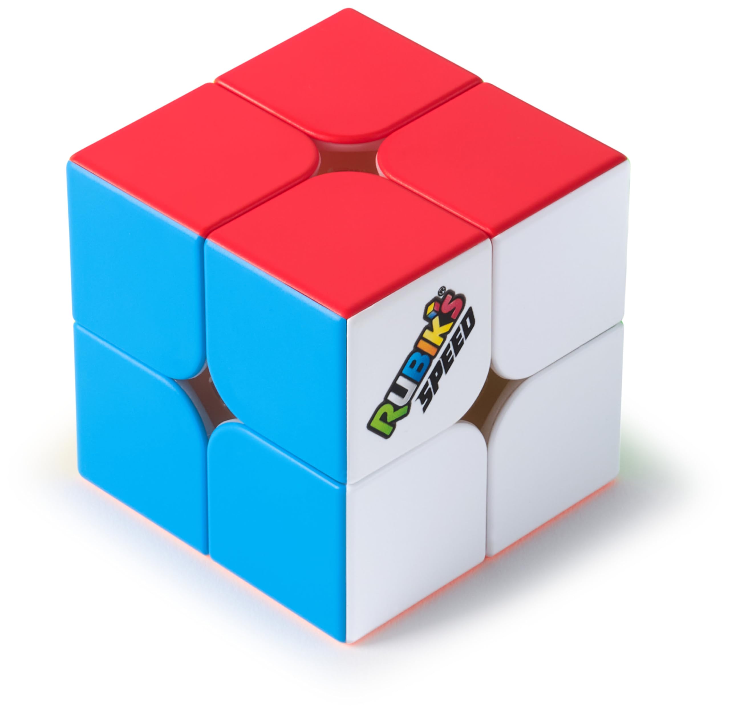 Rubik's 2x2 Speed Cube - Stickerless, Faster, Smoother Play | Multicolor Plastic
