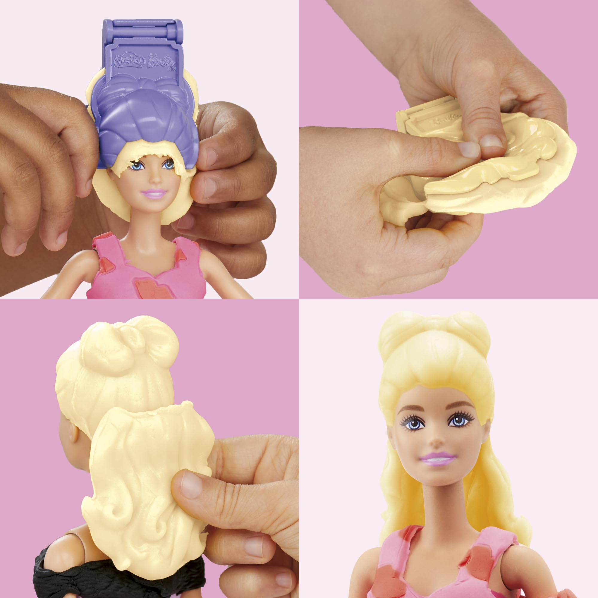 Play-Doh Barbie Designer Fashion Show Playset - Ages 5+ | Includes Barbie Doll & 5 Cans Compound 3