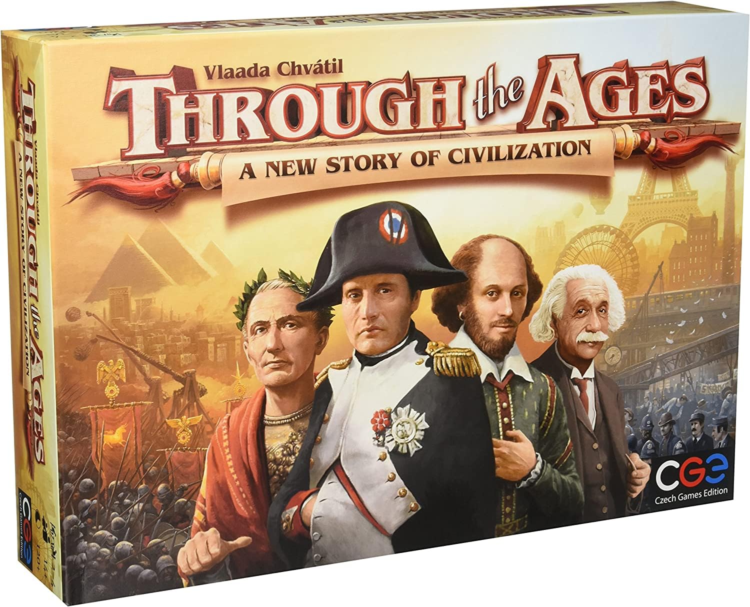 Czech Games Edition Through the Ages: A New Story of Civilization Board Game | 2-4 Players | 120 Min