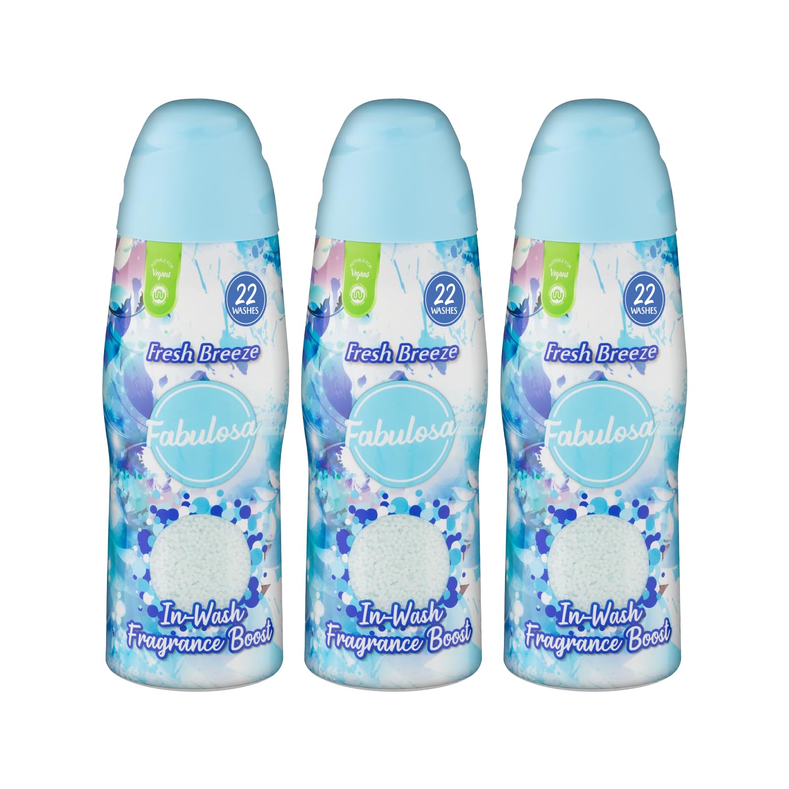 Fabulosa In-Wash Laundry Fragrance Boost Beads - Fresh Breeze Scent | 3 x 400g Pack