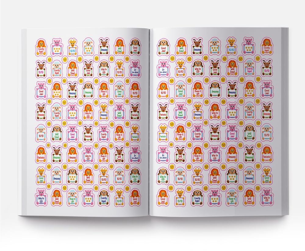 Wonder House 1800+ Reward Stickers Sticker Book - Ideal For Teachers And Parents | Paperback 6