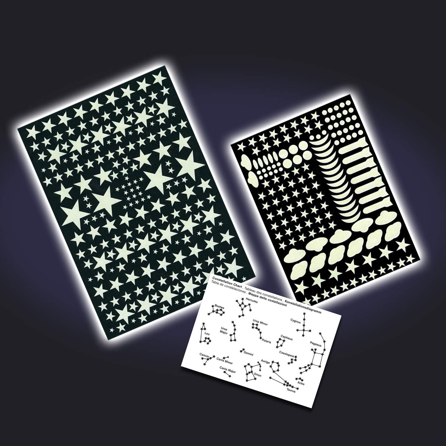 The Original Glowstars Company B8000 Glow-in-the-Dark 350 Stickers | Paper | Wall Decoration 2