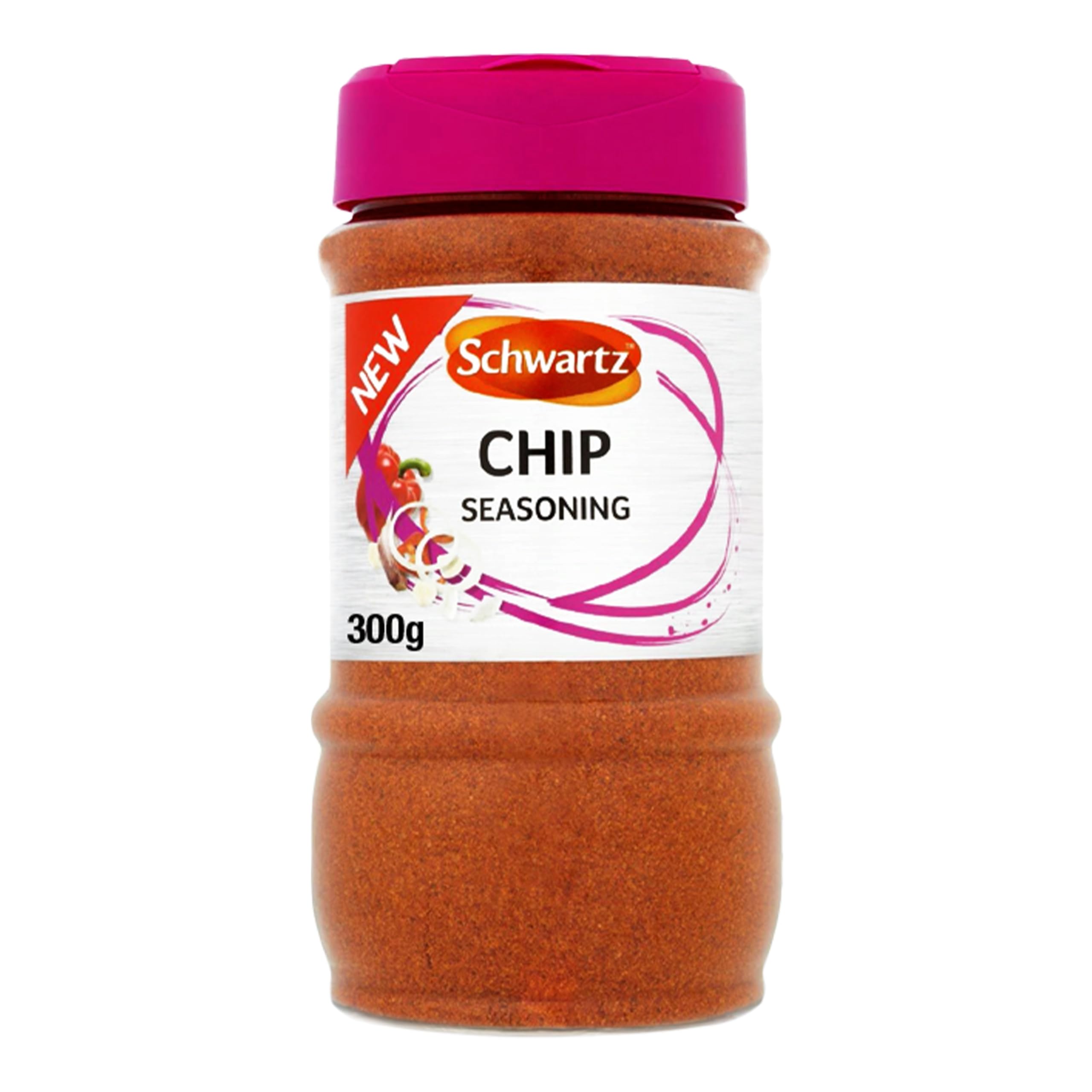 Schwartz Chip Seasoning Powder - Mild Spicy Blend with Paprika, Onion & Garlic | 300g