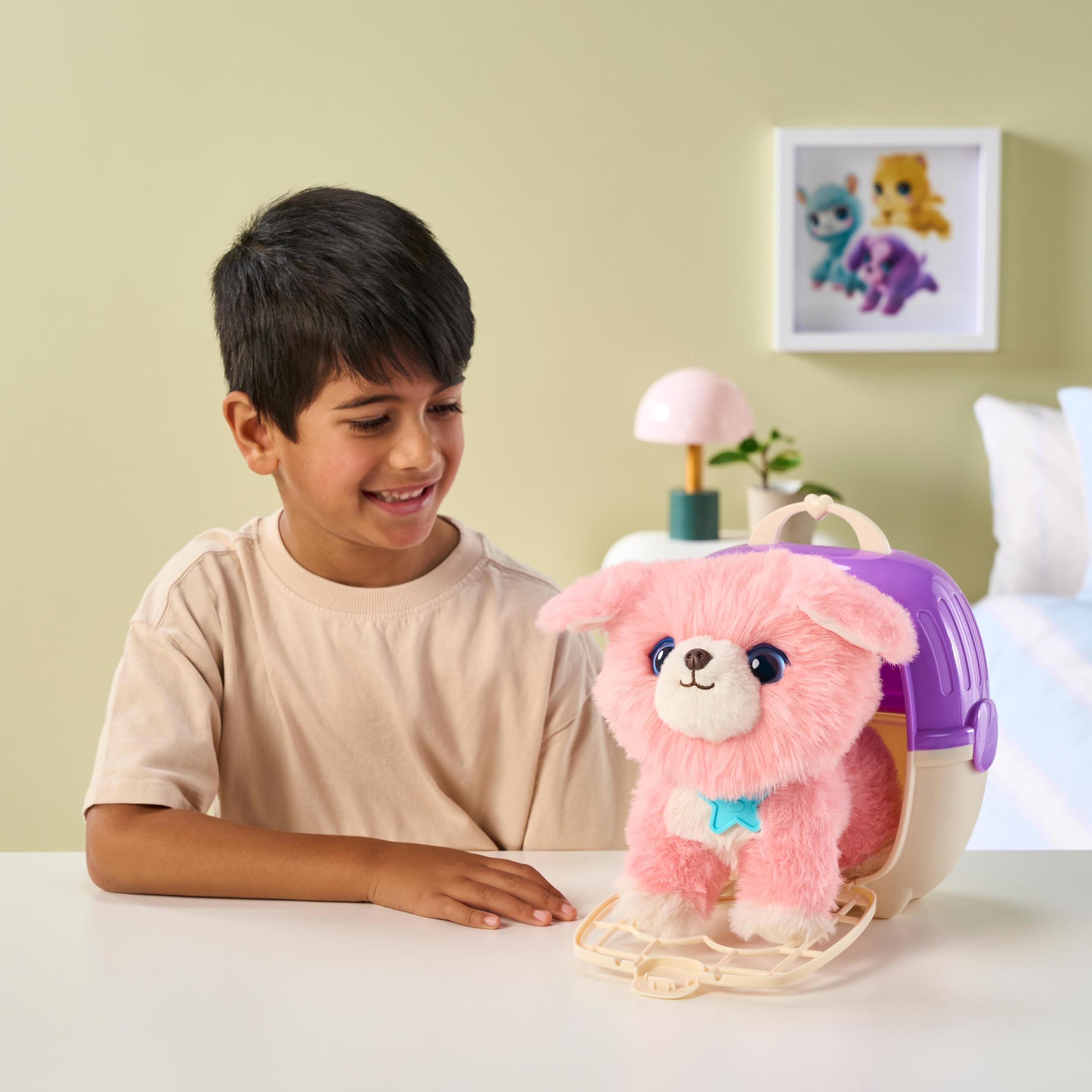 SCRUFFALUVS Puppy Mystery Plush Toy - Wash to Reveal Surprise | 19cm Tall 8