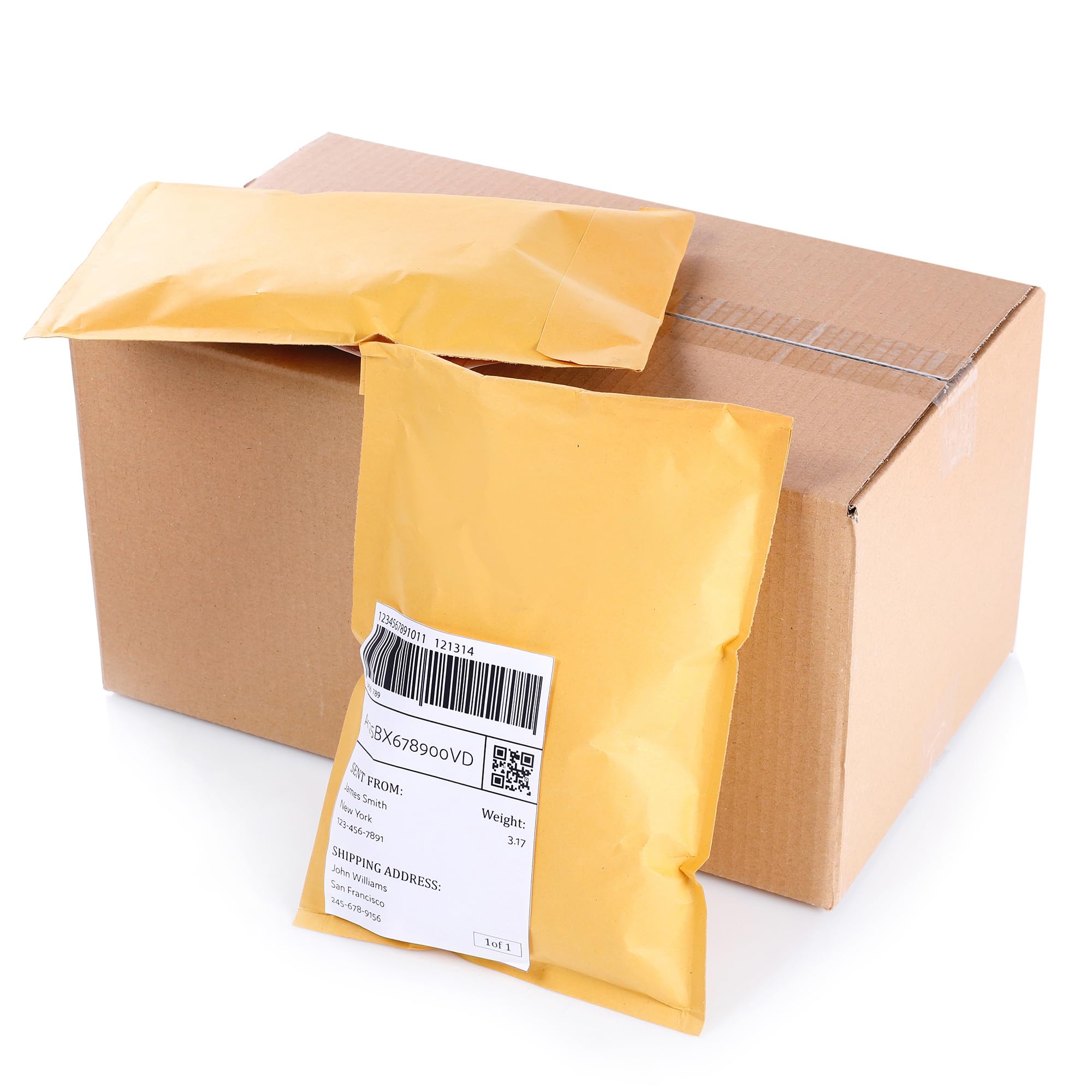 Merrimen Padded Envelope Mailers - A6 Size, Gold, 10 Count | Lightweight Protection 7