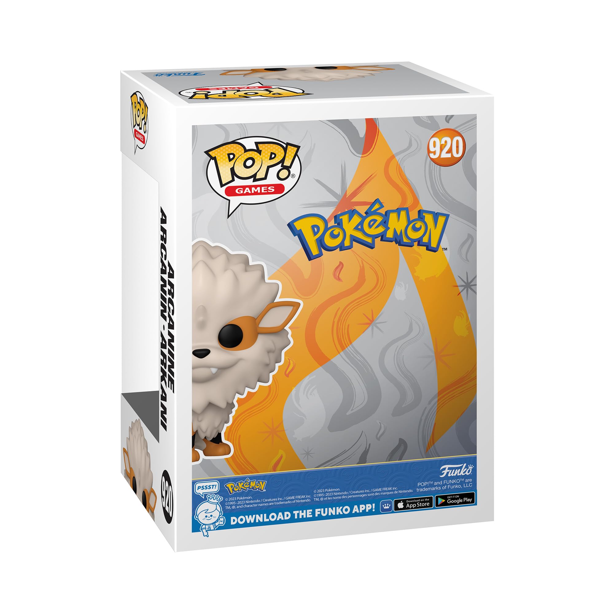 Funko Pop! Games: Pokémon Arcanine Vinyl Figure | 3.75 Inches Tall | Red 3