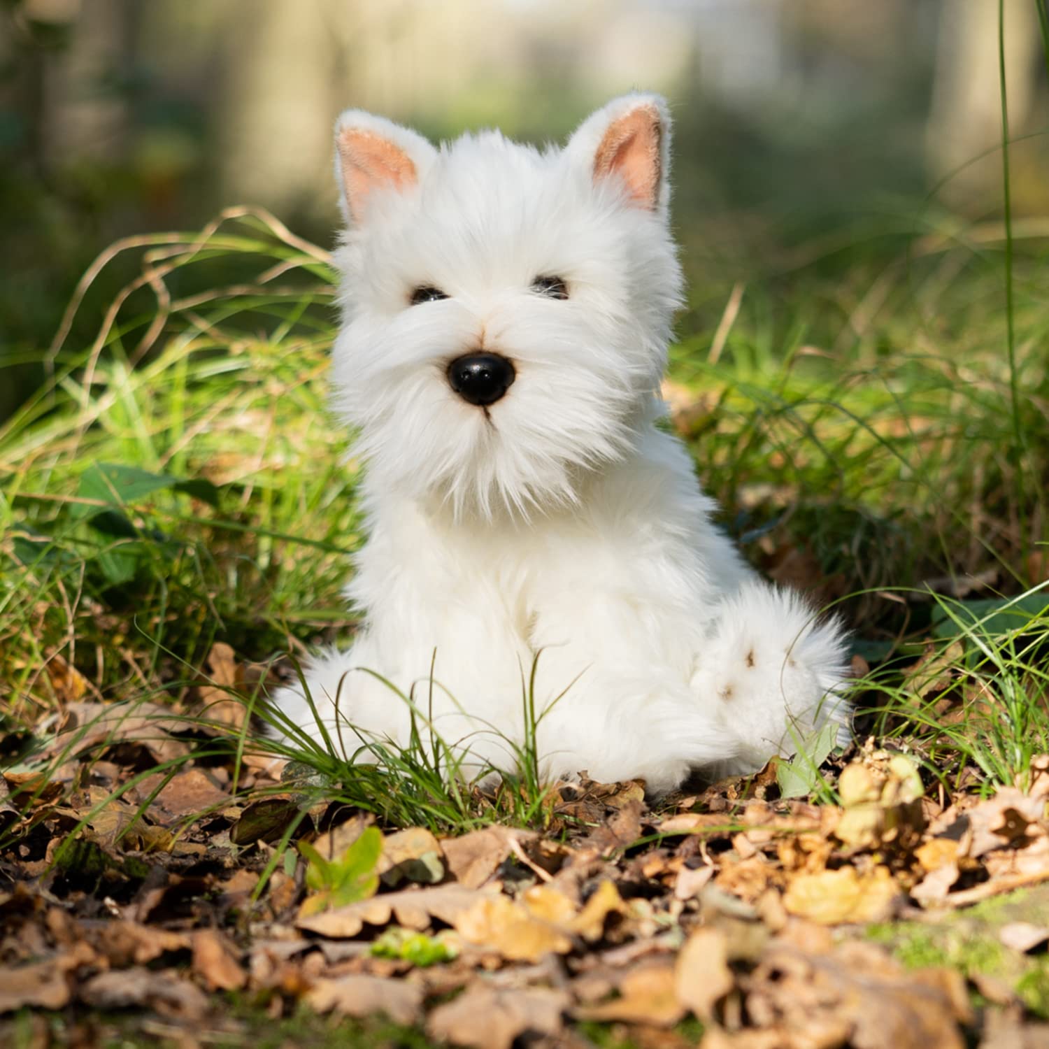 Tobar Animigos World Of Nature Westie Dog Stuffed Animal | 26cm Tall | Eco-Friendly Filling 3
