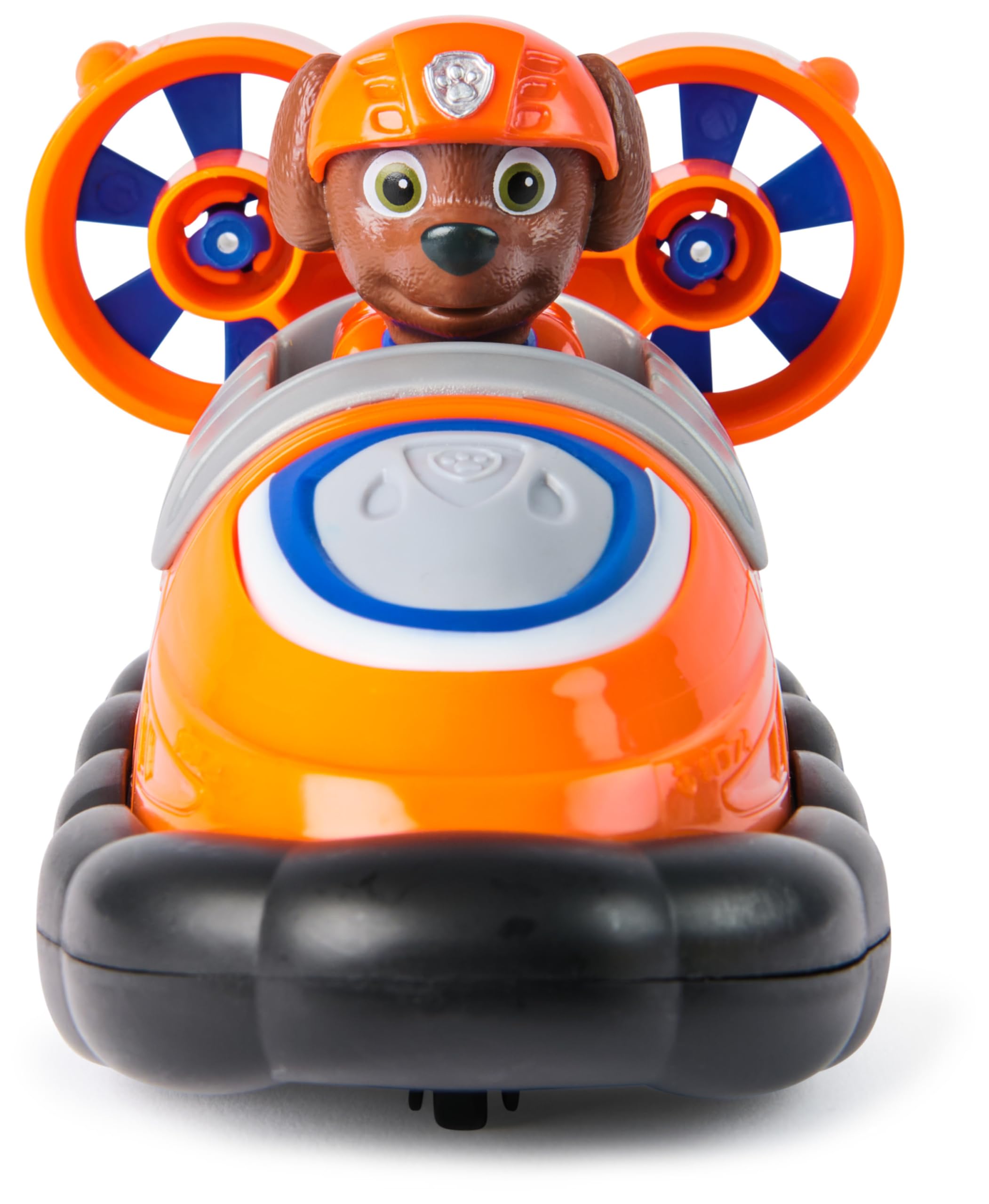 Paw Patrol Zuma's Hovercraft Toy Car & Collectible Figure Playset | Ages 3-9 | Orange Plastic 4