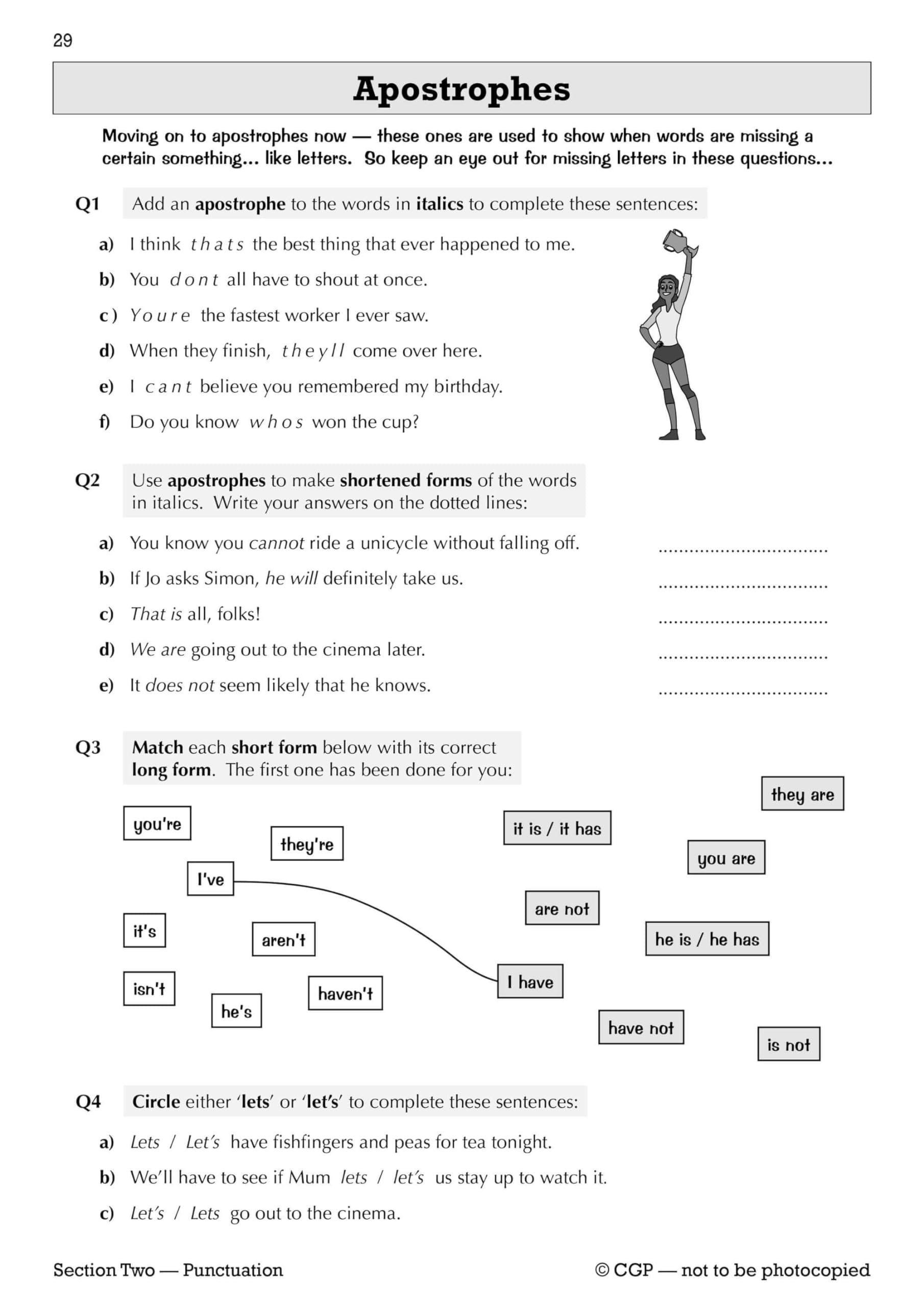 CGP Spelling, Punctuation and Grammar for KS3 - Workbook (with answers) | Paperback | Reading Age 11-14 7