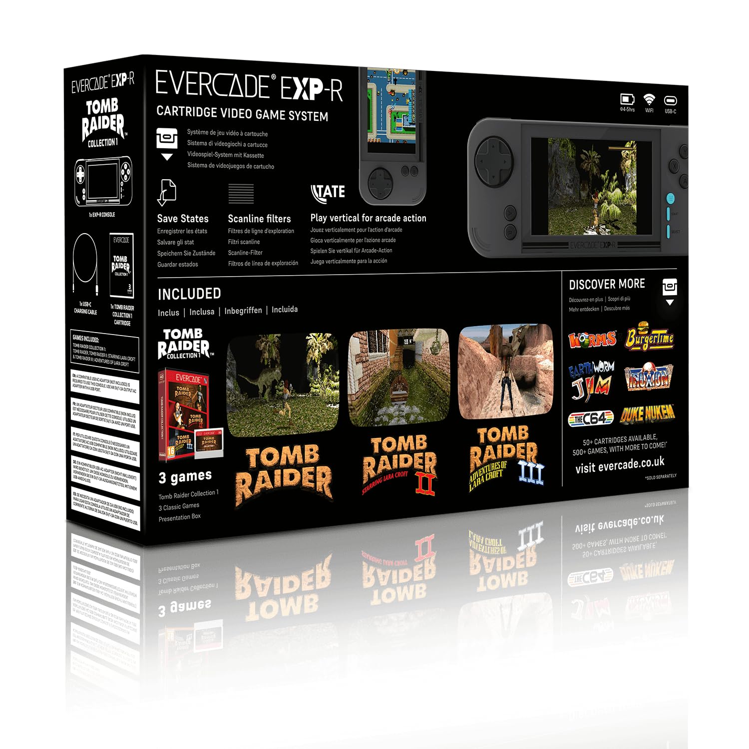 Tomb Raider Collection 1 - Evercade EXP-R Handheld Console 8