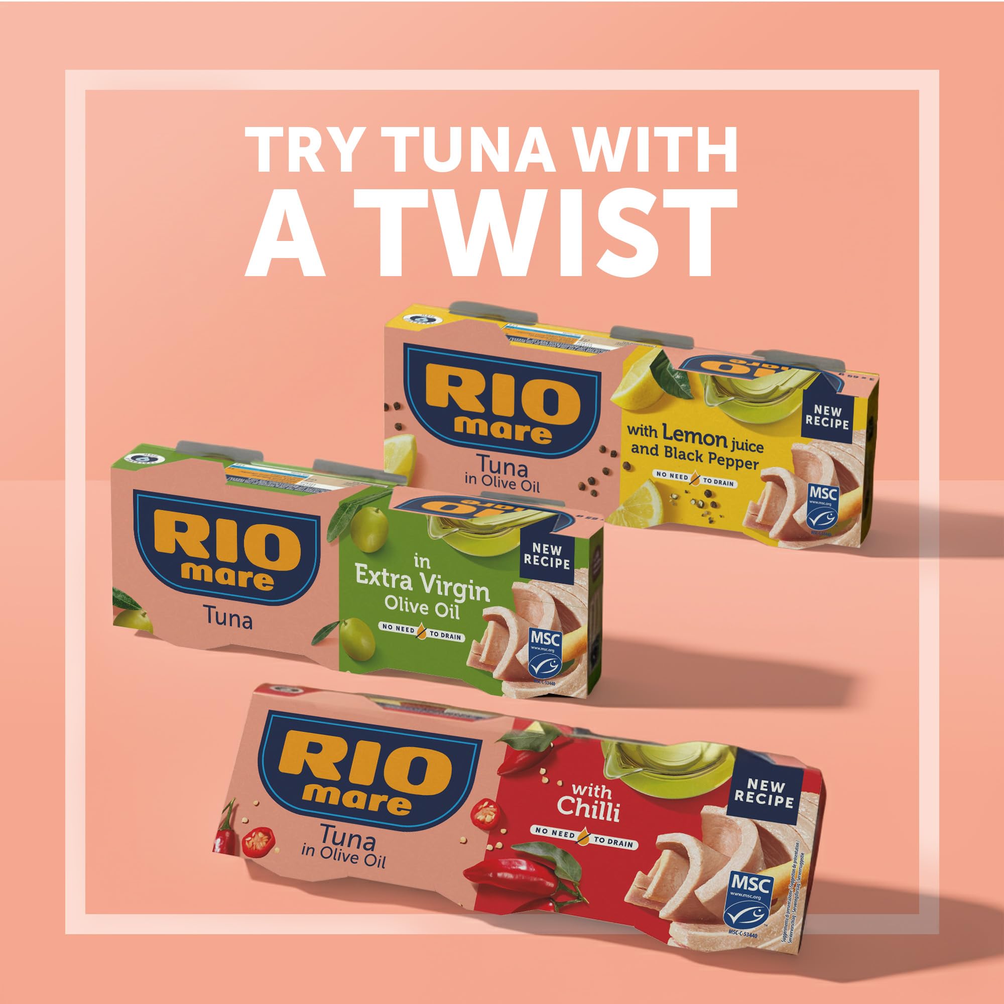 Rio Mare Tuna in Olive Oil - 80g Can, Pack of 3 | Rich in Protein & Omega-3 7