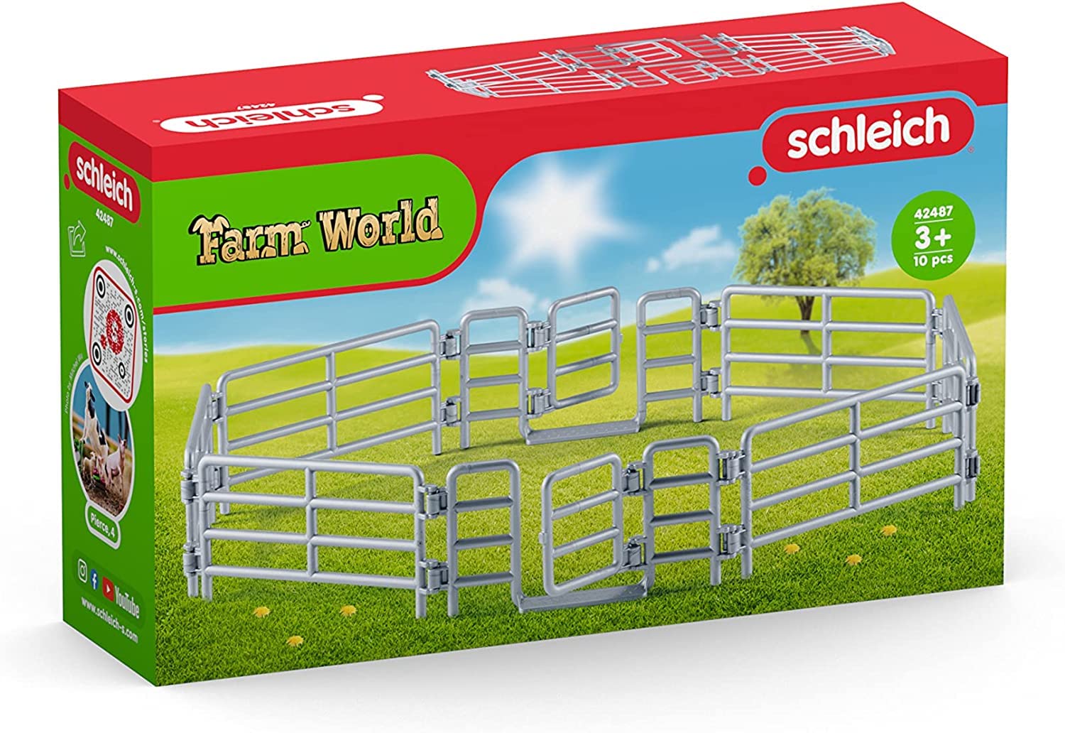 Schleich 42487 Farm World Weidezaun 4