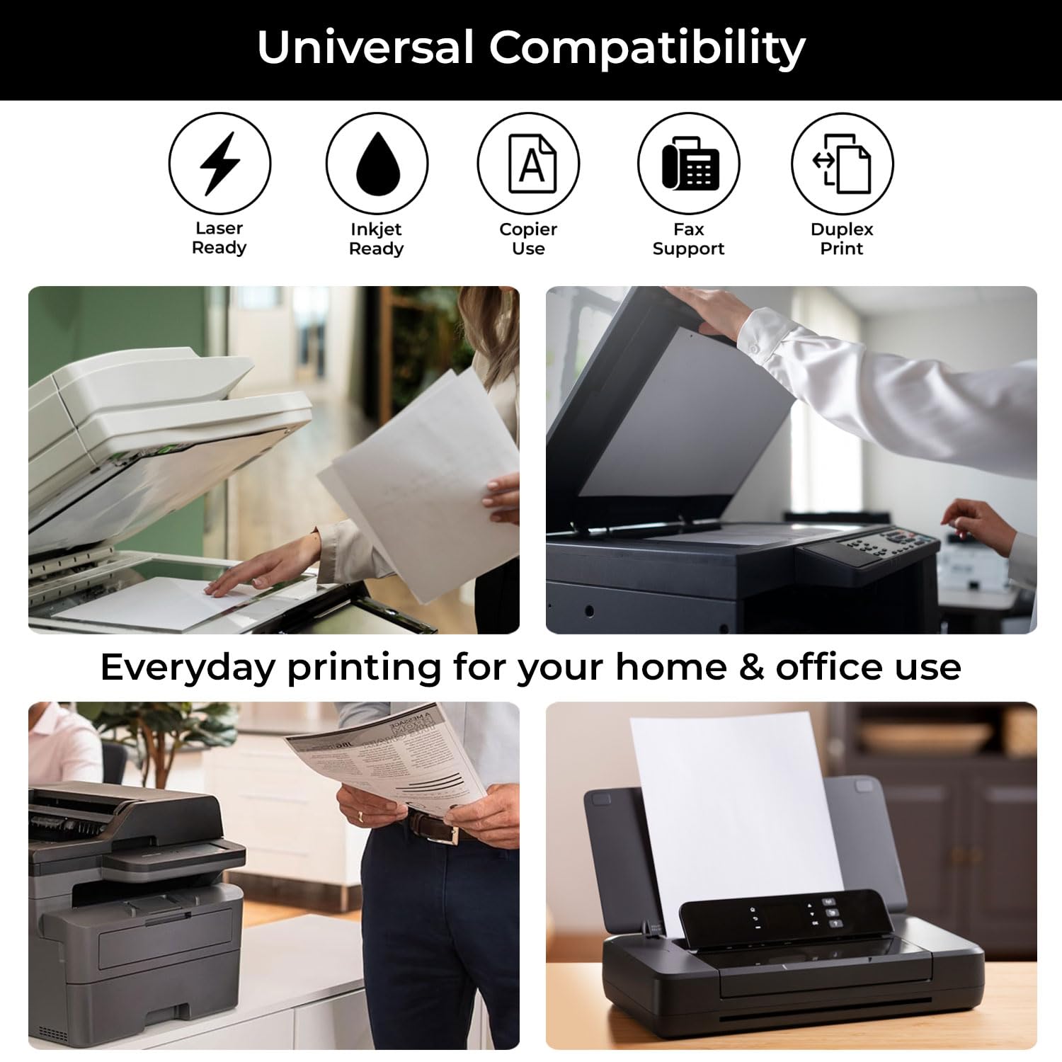 iSOUL A4 Copy & Multipurpose Printer Paper - 500 Sheets White | Recycled Fiber