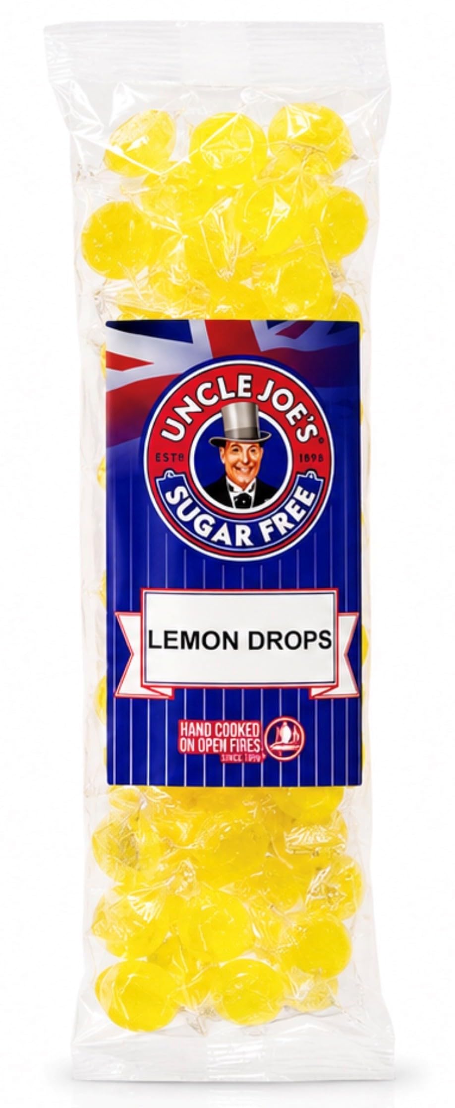 Uncle Joe's Sugar Free Lemon Drops - Classic Citrus Flavour | 454g Bag 1