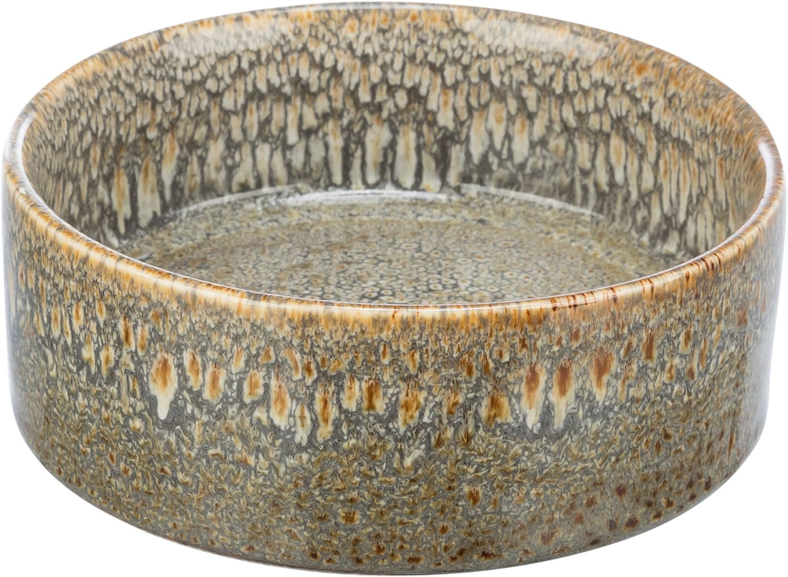 Trixie Ceramic Dog Bowl - 400 ml, Brown, Ø 13 cm 1