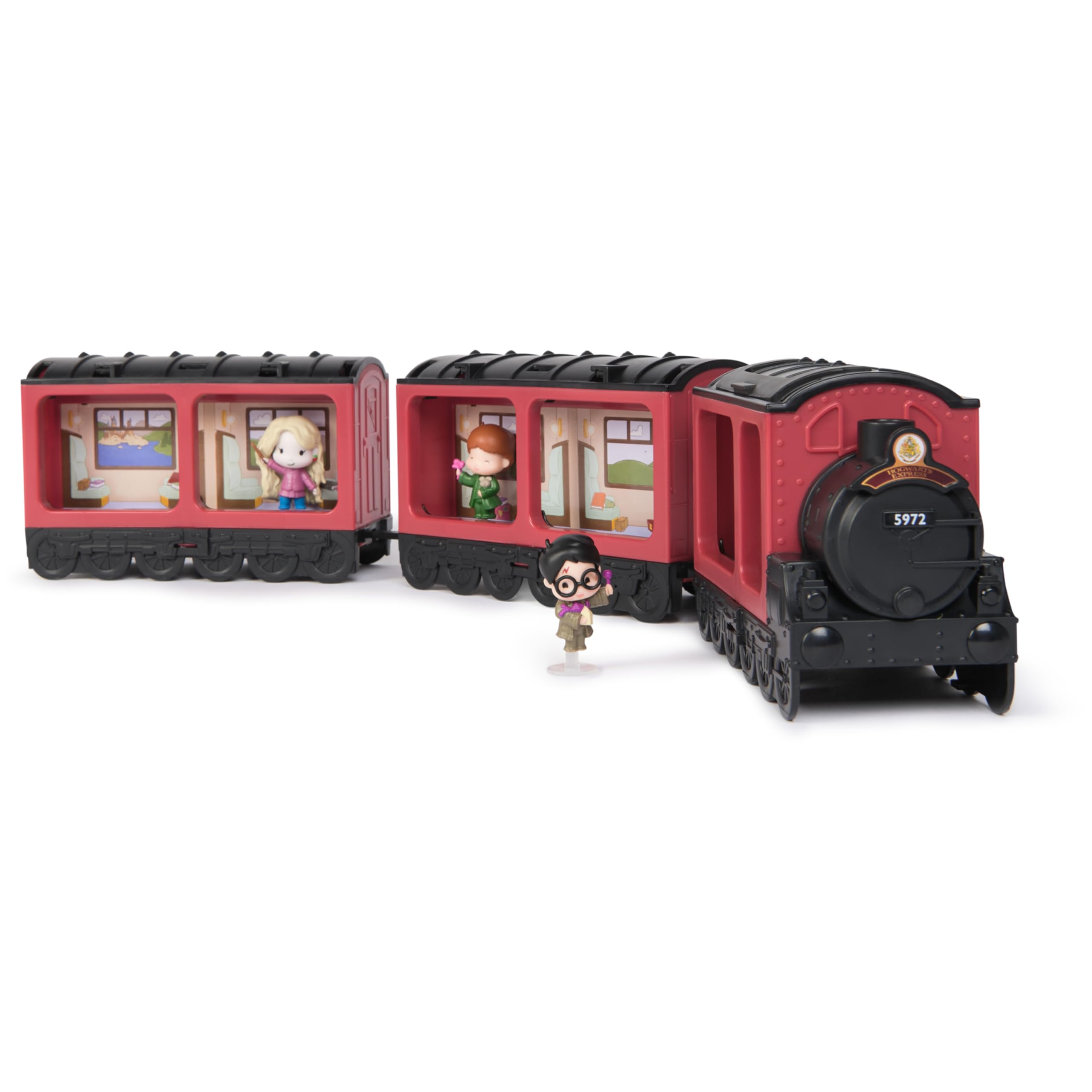 Micro Magical Moments Hogwarts Express Collectibles Case - 3 Exclusive Harry Potter Figures, Holds 22 Mini Figures 15