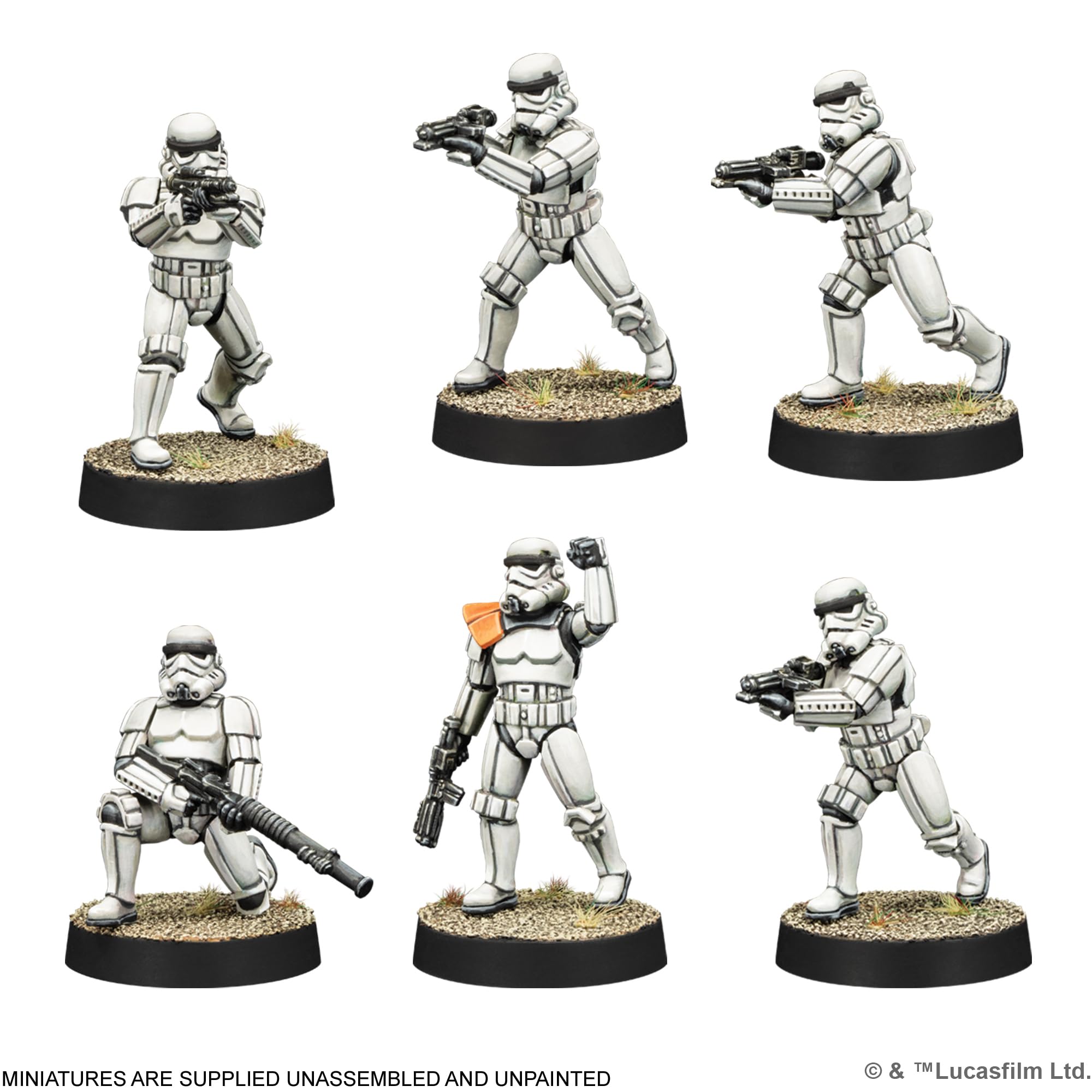 ATOMIC MASS GAMES Star Wars Legion: Stormtroopers Miniatures Board Game | 11 Miniatures | Age 14+