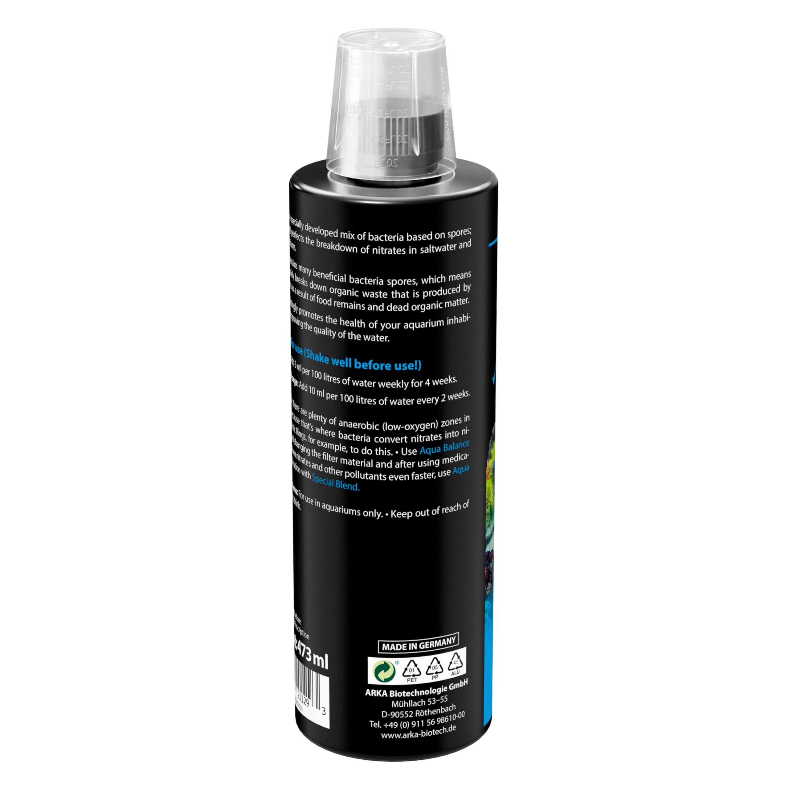 ARKA Aqua Balance Nitrate Remover - Biological Reduction for Freshwater & Marine Tanks | 473 ml 3