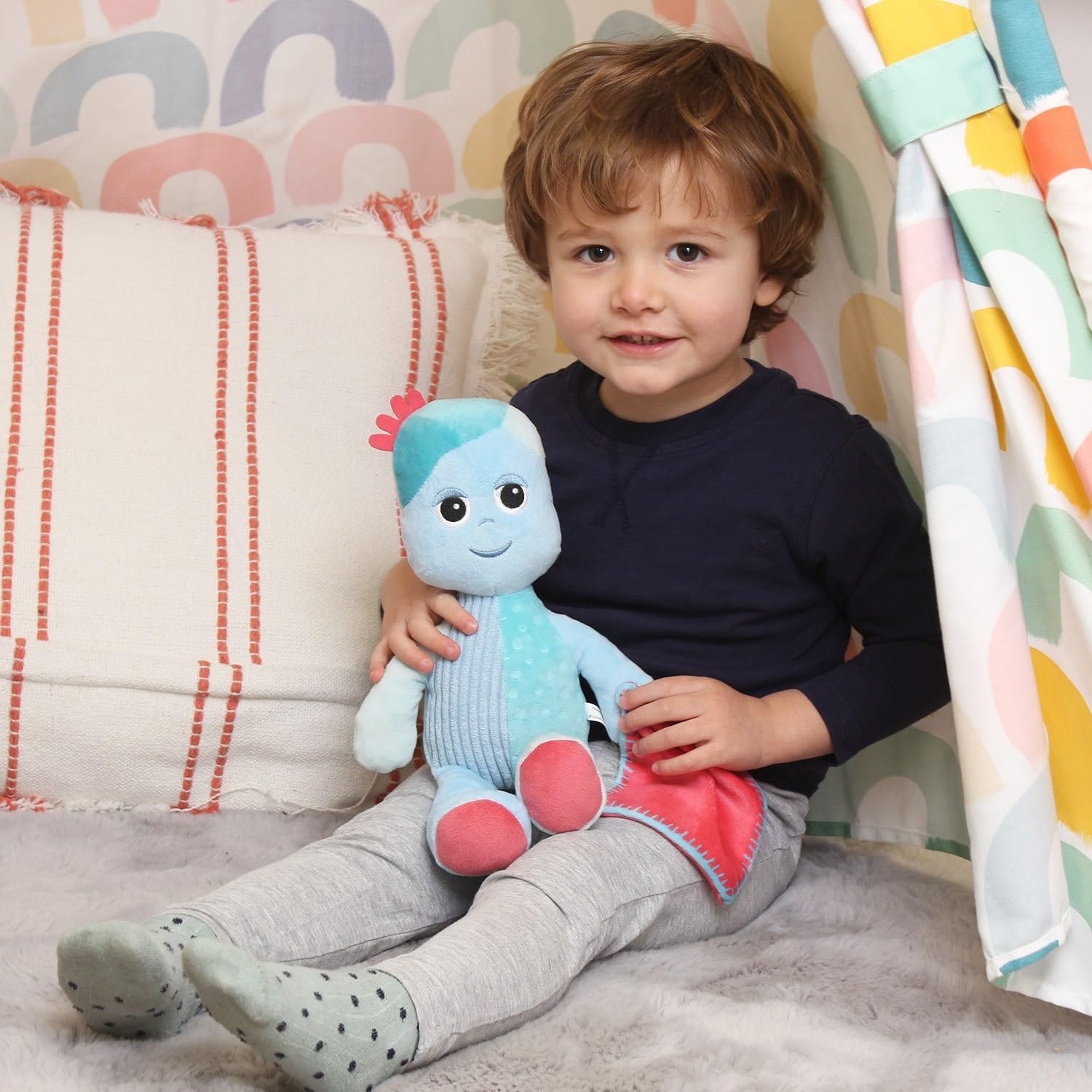 In The Night Garden Iggle Piggle Talking Plush Toy - 32cm Musical Interactive Bear for Babies & Toddlers 7