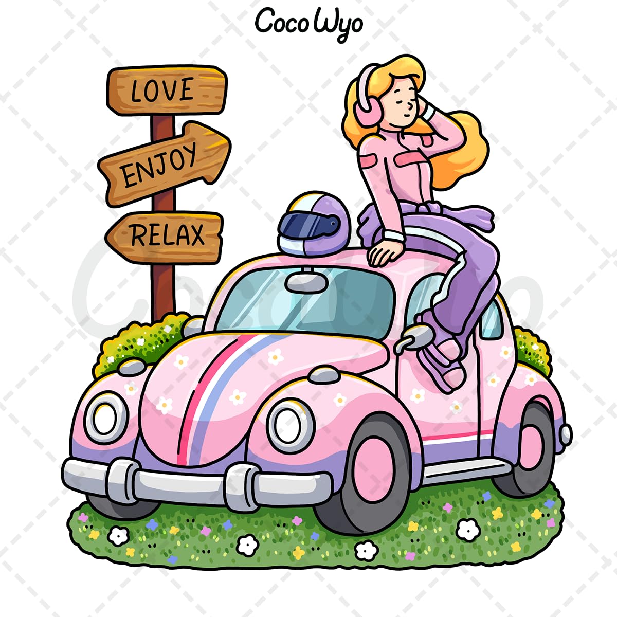 Coco Wyo Girl Moments Vol. 2 Coloring Book - Cute Cozy Scenes for Teens & Adults | Paperback 4