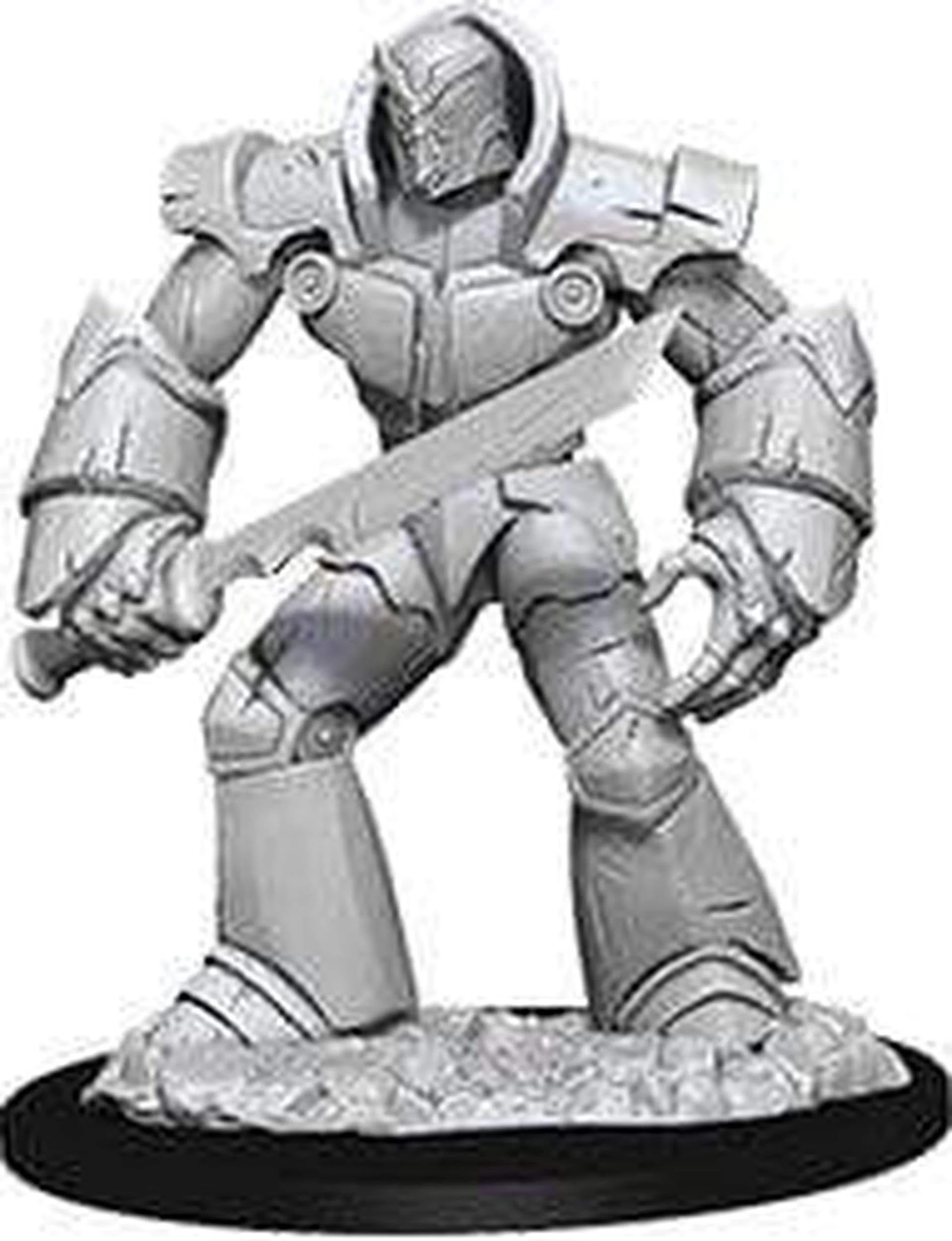 Dungeons & Dragons Nolzur's Marvelous Unpainted Miniatures (W10) Iron Golem | Unisex Adult