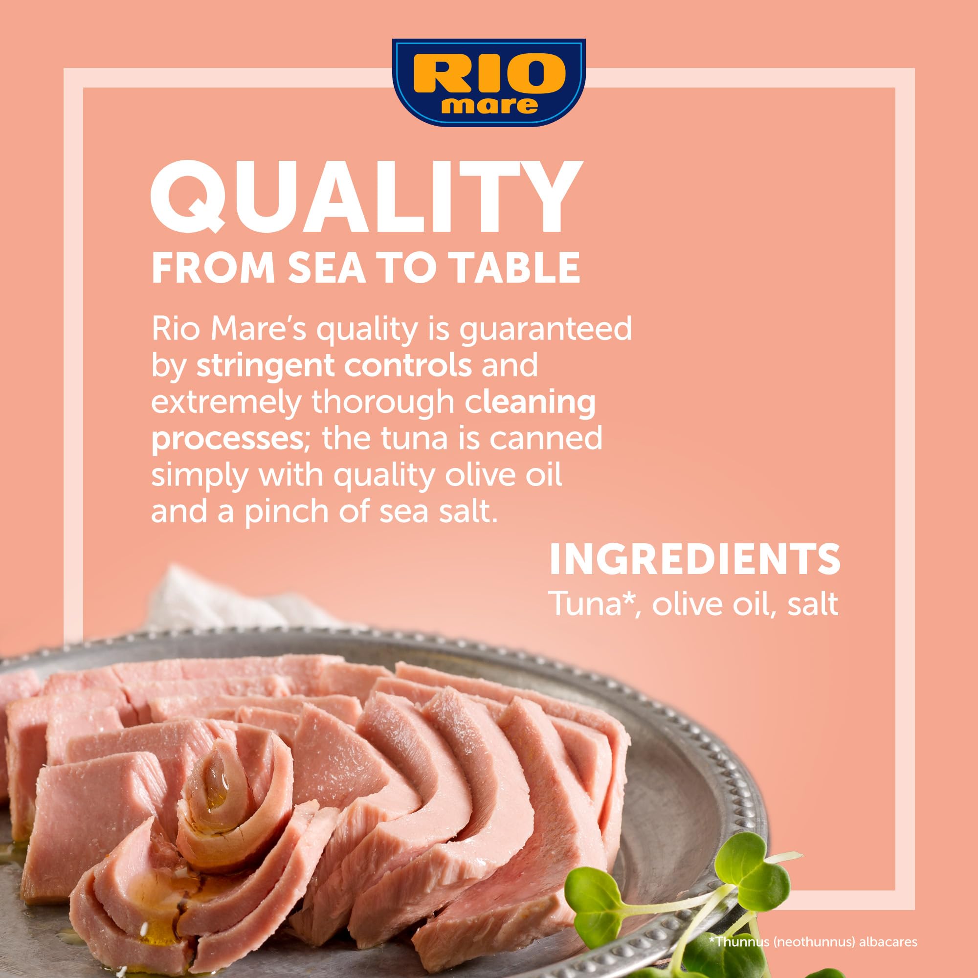 Rio Mare Tuna in Olive Oil - 80g Can, Pack of 3 | Rich in Protein & Omega-3 6