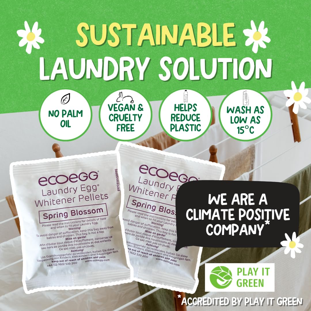 Ecoegg - Laundry Egg Refill Pellets Detergent & Fabric Softener Replacement 10