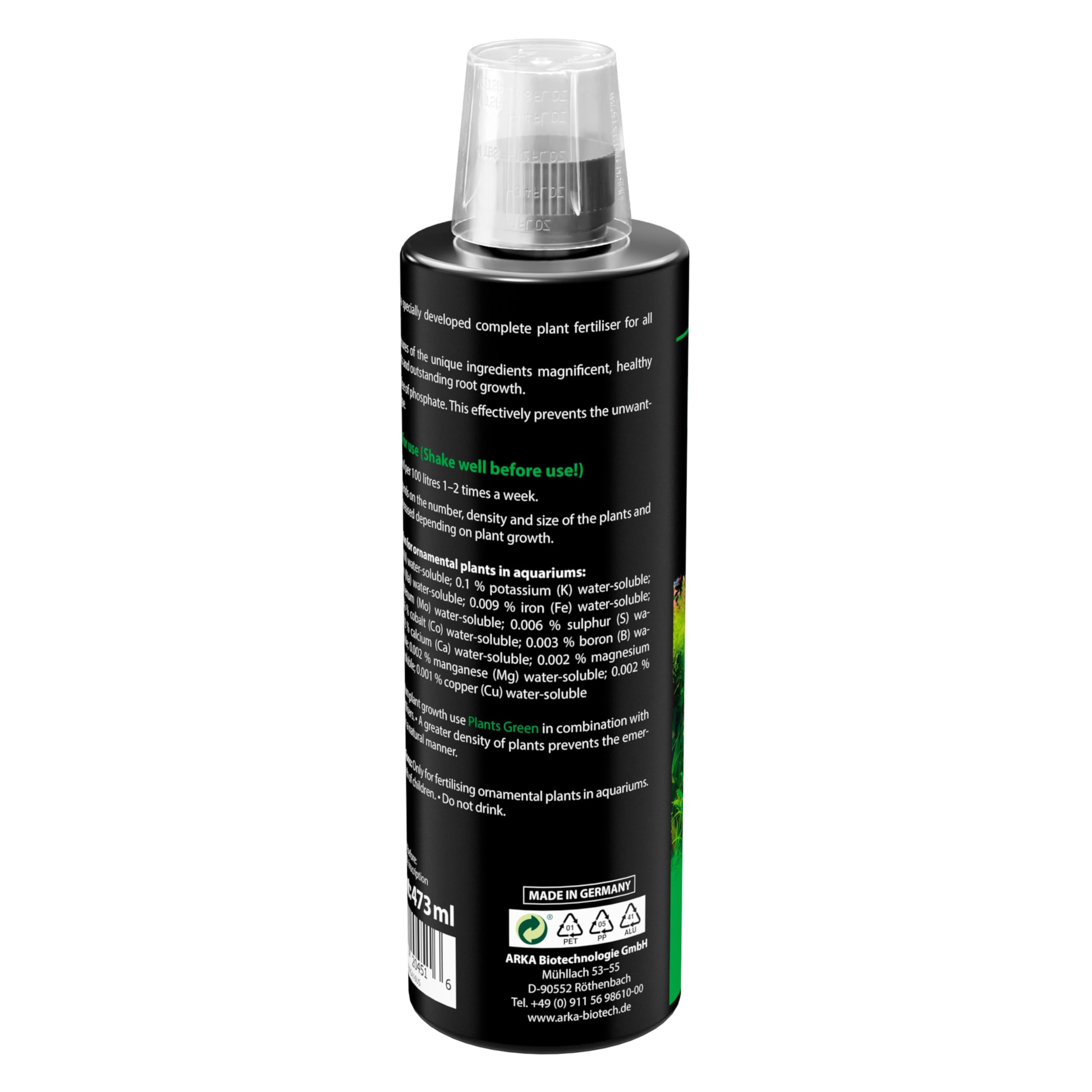 ARKA Plants Green Aquarium Fertiliser - Boosts Health & Colour | 473 ml Liquid 3