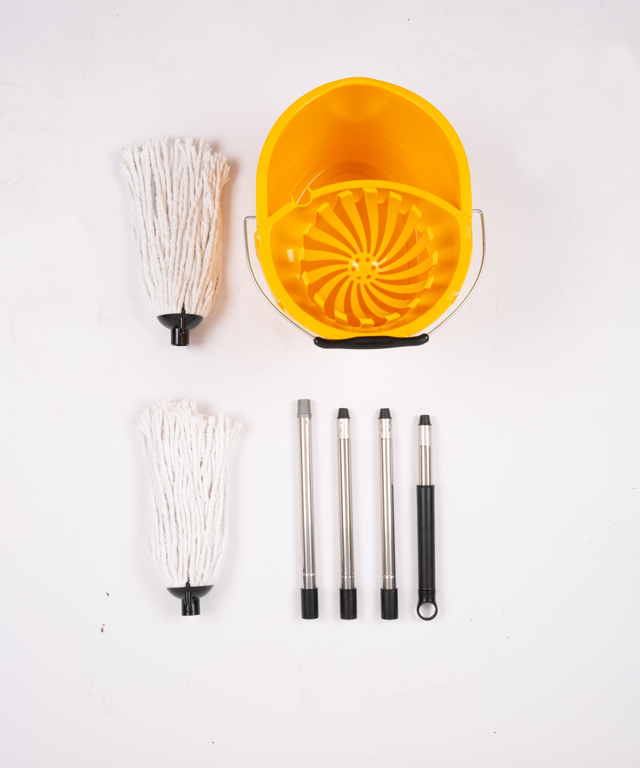REQUISITE NEEDS Professional Mop and Bucket Set with Wringer | Heavy Duty | Yellow 3