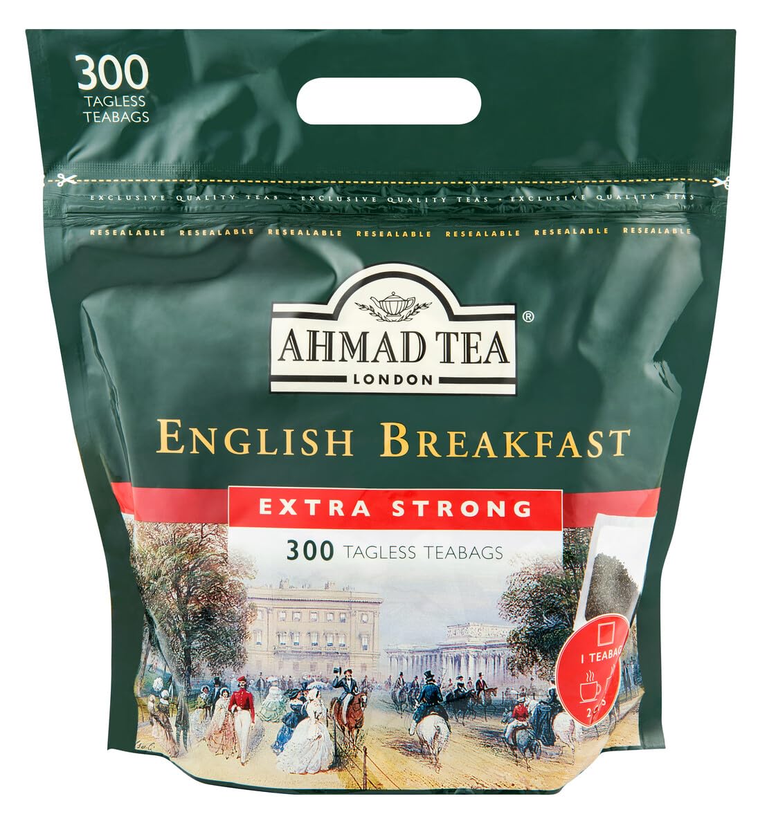 Ahmad Tea - English Breakfast Tea Extra Strong 300 Teebeutel ohne Etikett 3