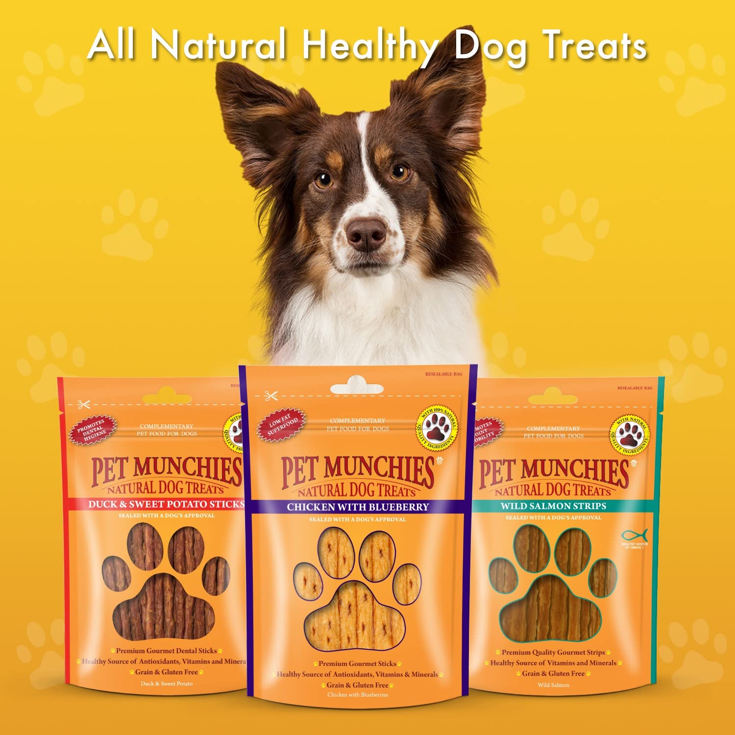 PET MUNCHIES Chicken with Carrot Dental Sticks Dog Treats - Natural, Low Fat | 90g Bag 7
