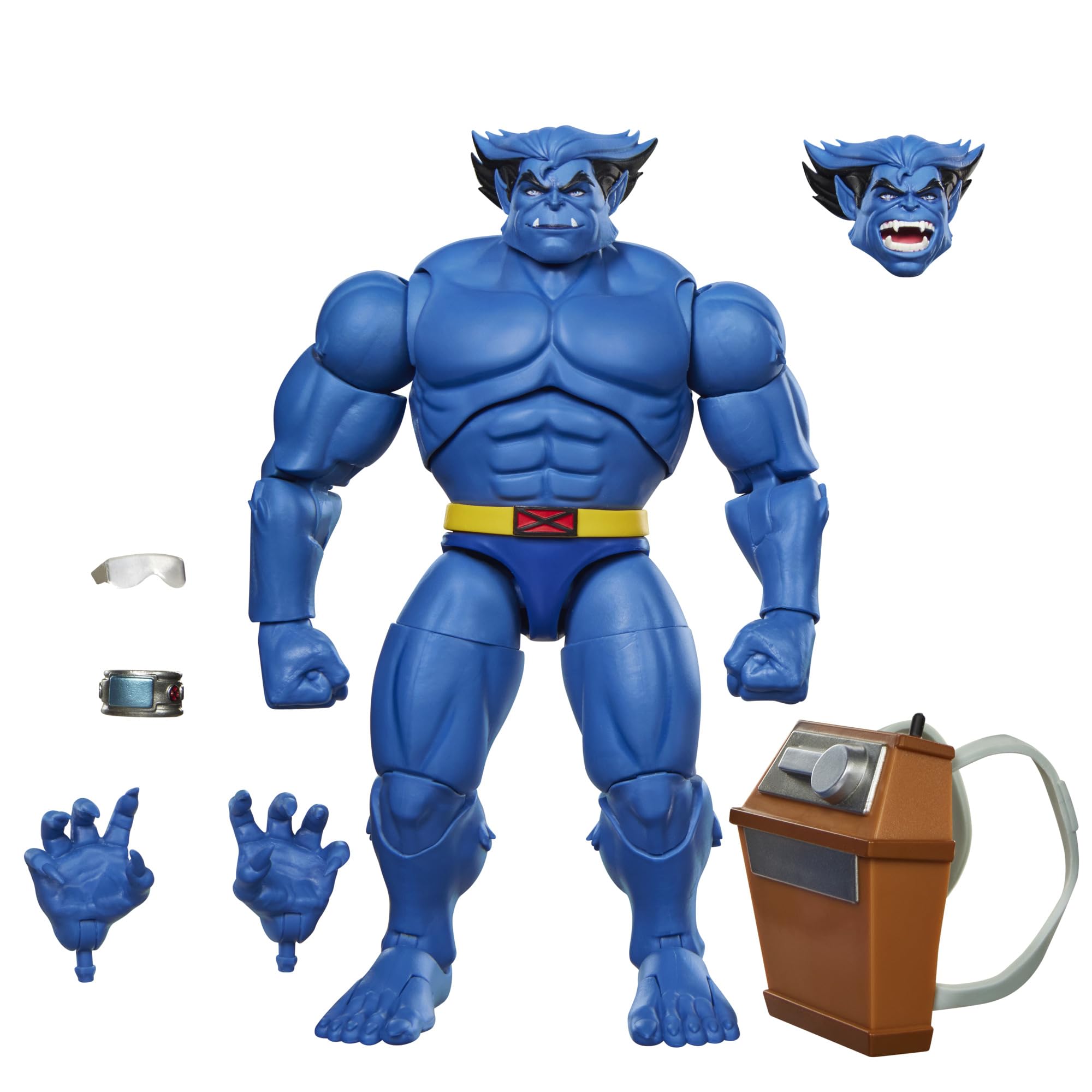 Marvel Legends Series Marvel's Beast X-Men '97 Collectible 15 cm Scale Action Figure | Ages 4+ | Plastic