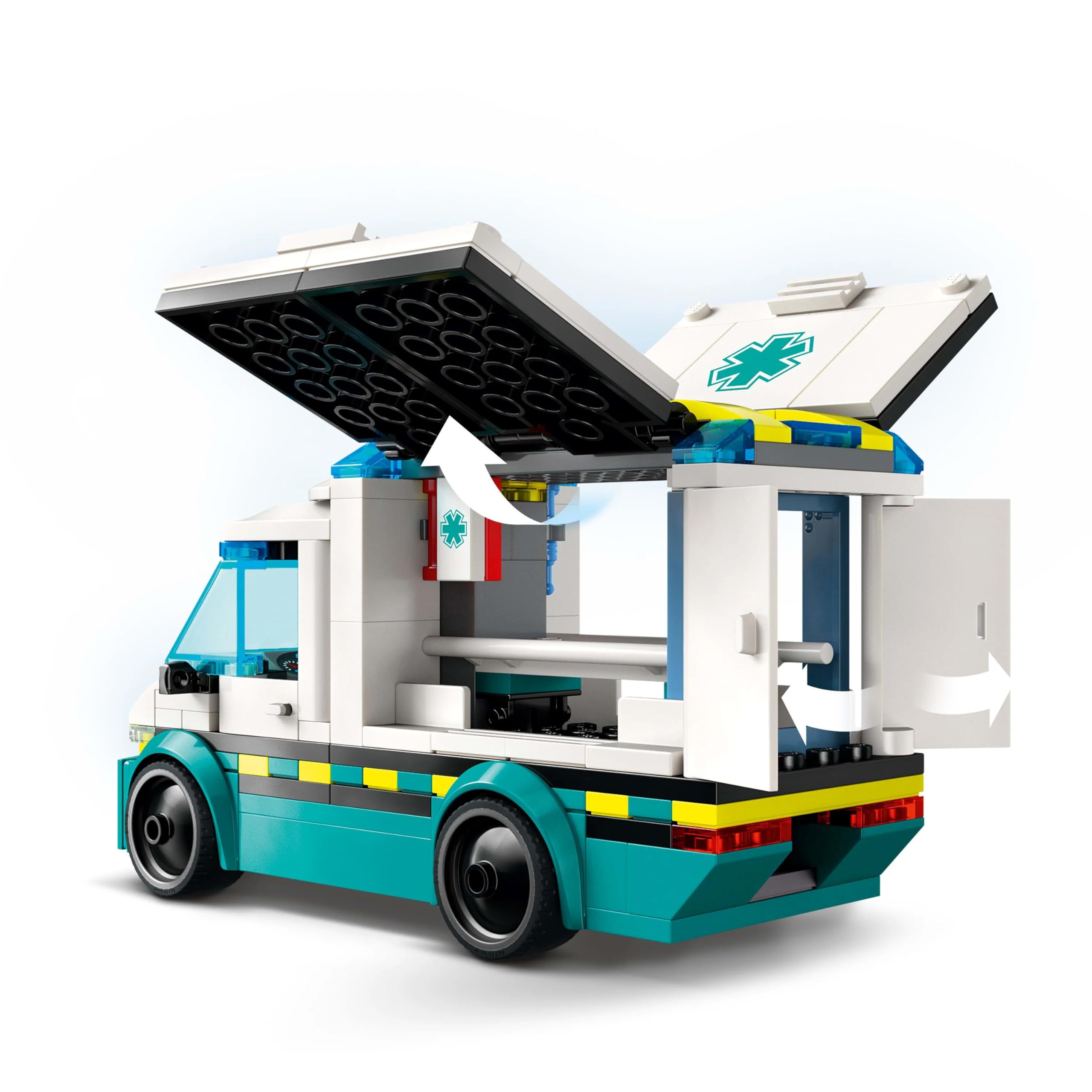 LEGO City Emergency Ambulance 60451 Building Set | Ages 5+ | Includes 2 Minifigures 4