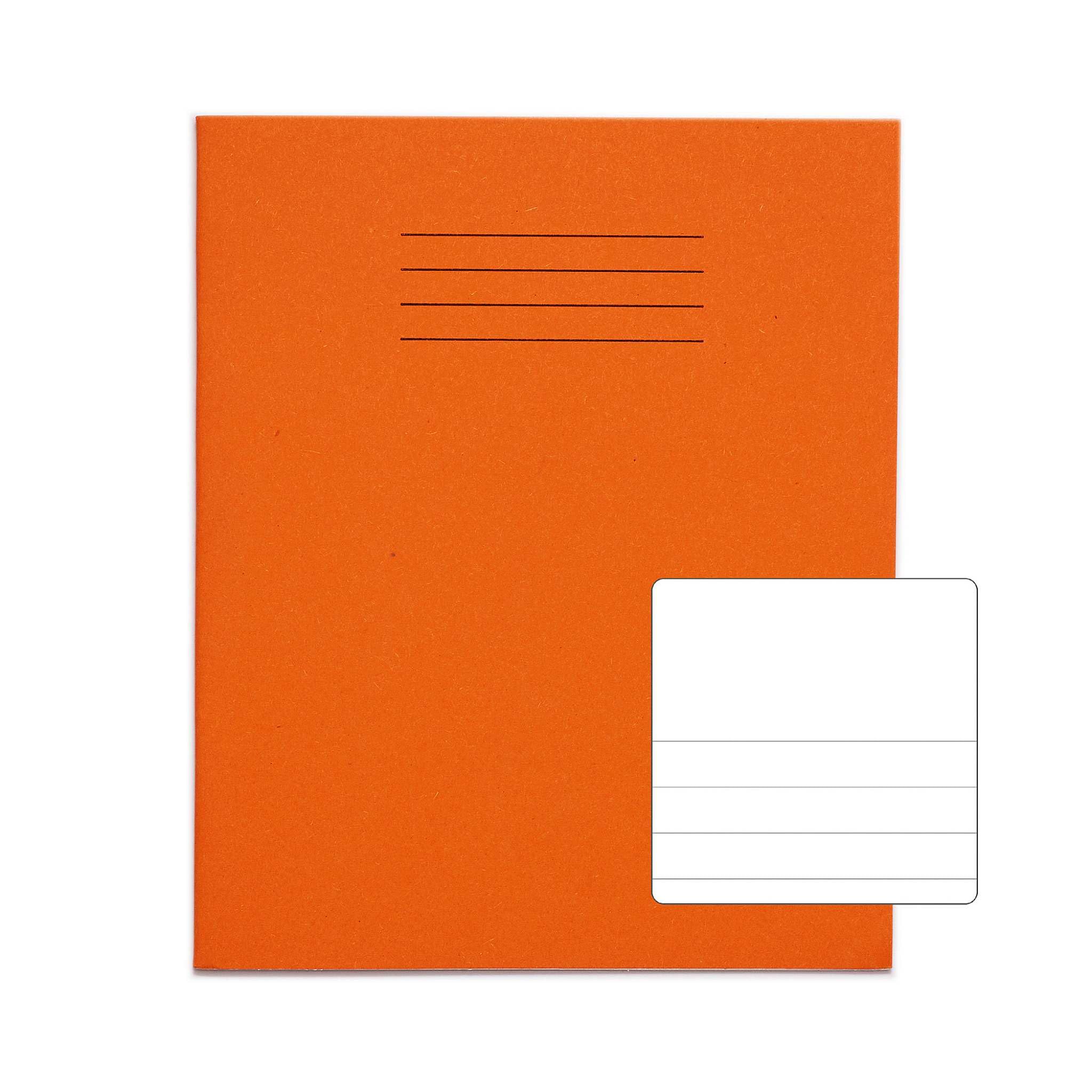 Rhino 8 x 6.5 Composition Notebooks - 48-Page Split Page Design | 10-Pack Orange Cover 3