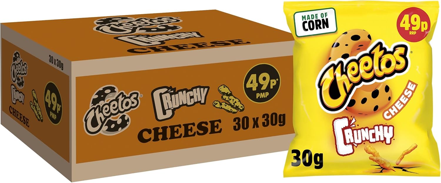Cheetos – Knusprige Käsesnacks 30 g (30 Stück)