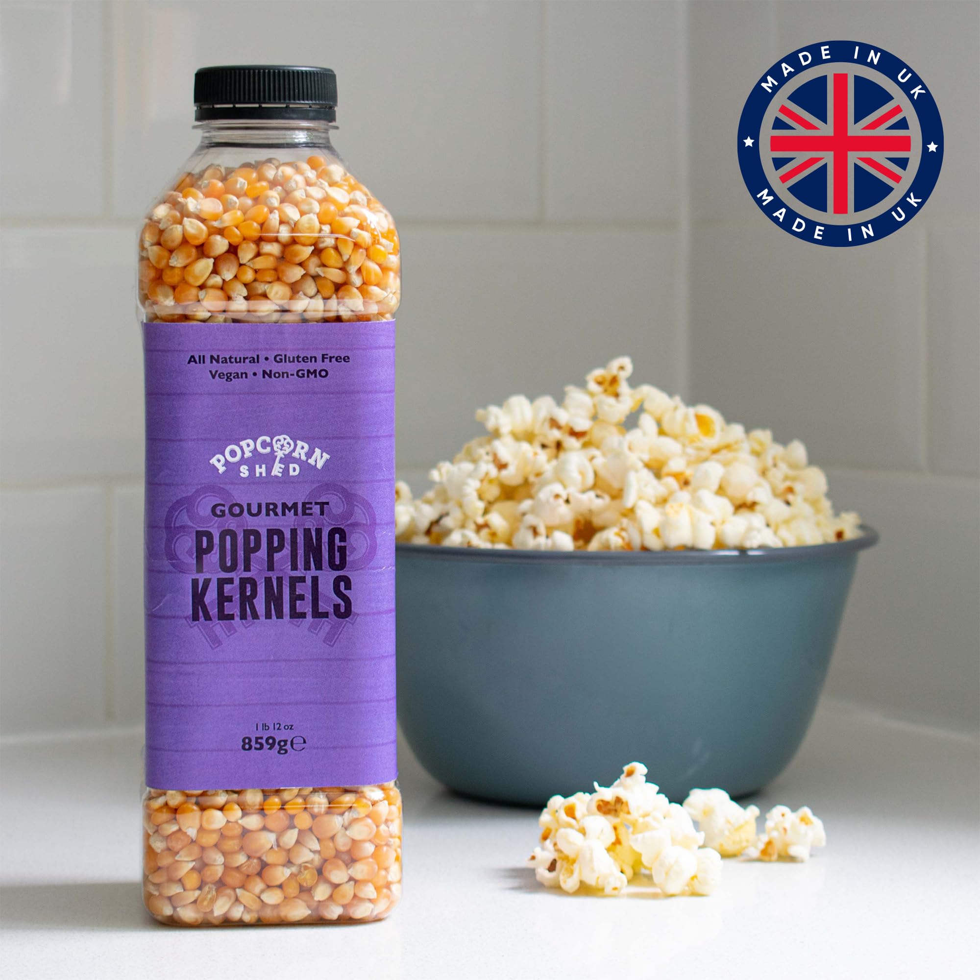 Popcorn Shed Gourmet Popcorn Kernels - 859g Bag | Made in Britain 2