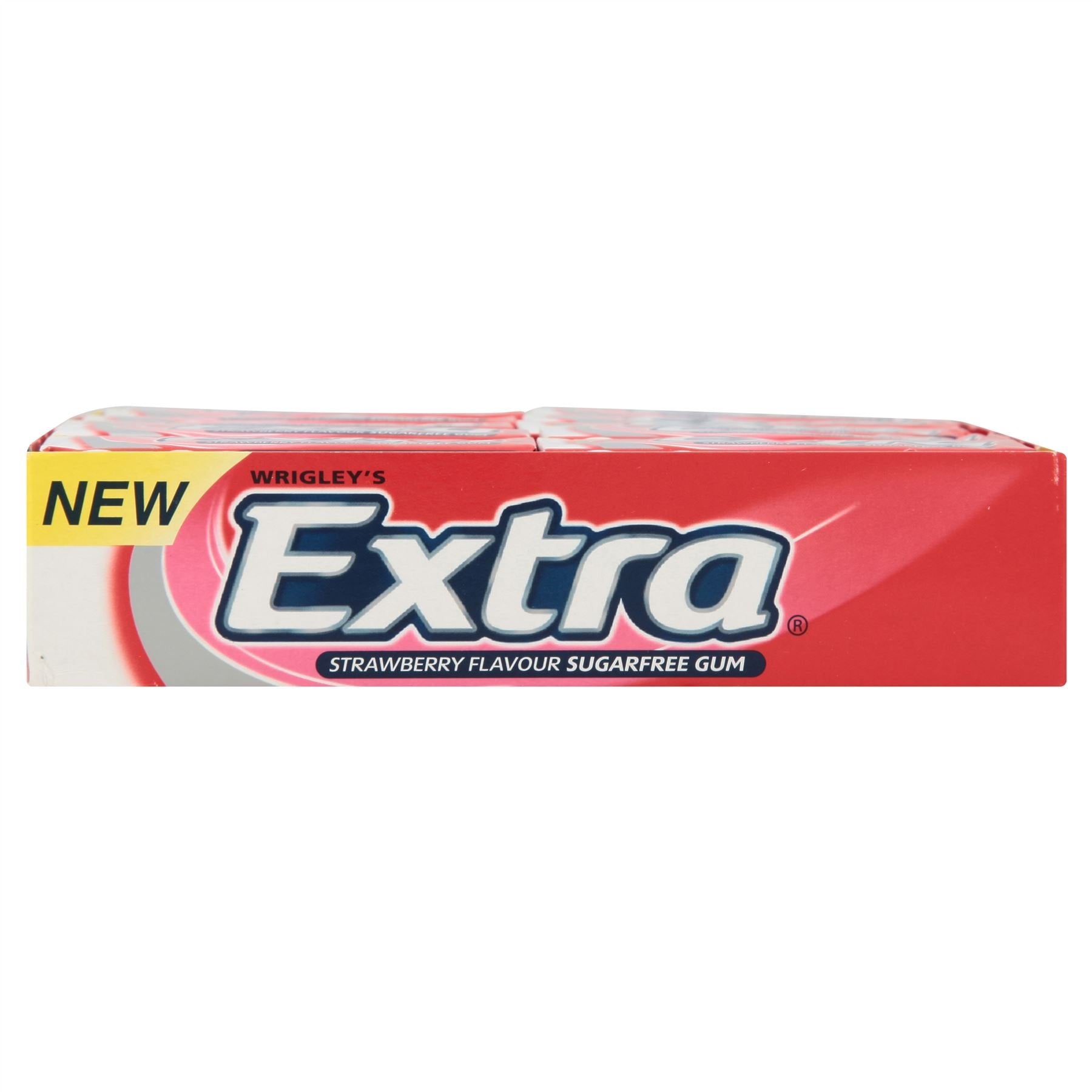 Mars Wrigley Extra Sugar Free Chewing Gum - Strawberry Flavour | 10 Pieces | 14g