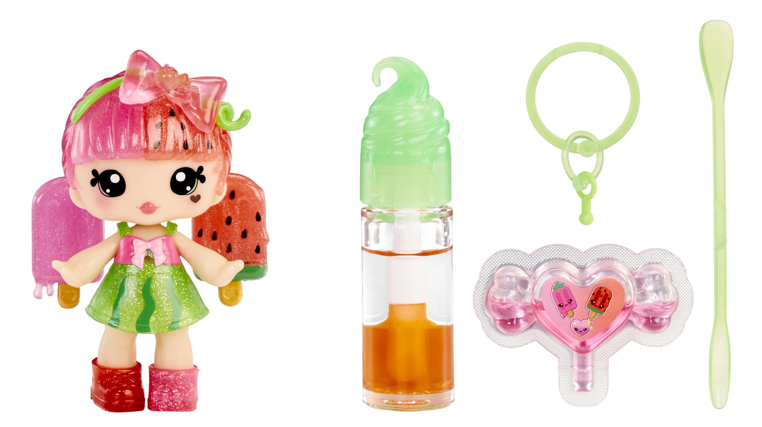 Yummiland Lip Gloss Doll - Mystery Color Change Series, Poppy Melonberry