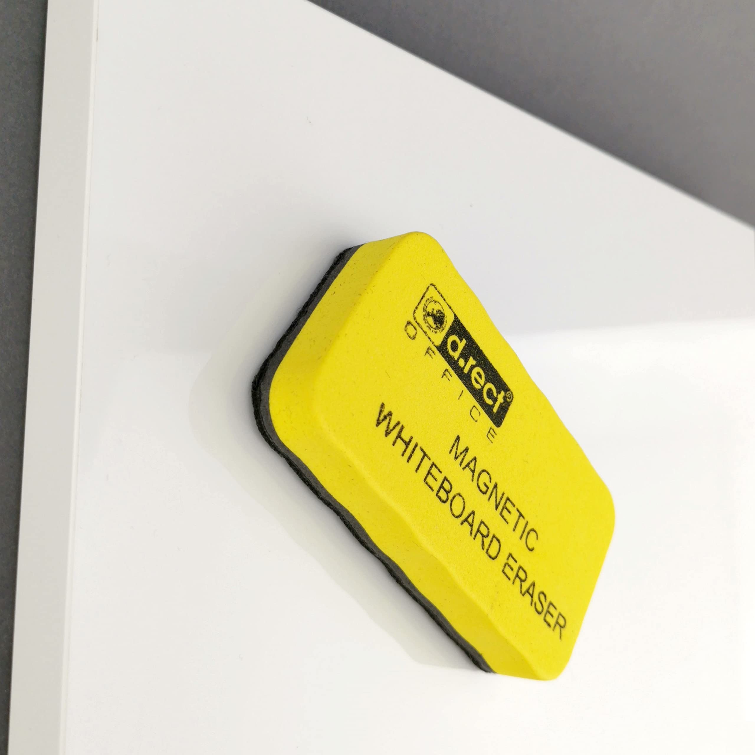 D.RECT EVA Magnetic Whiteboard Eraser - Felt Base | Sticks to Magnetic Surfaces | 106x57x1mm 4