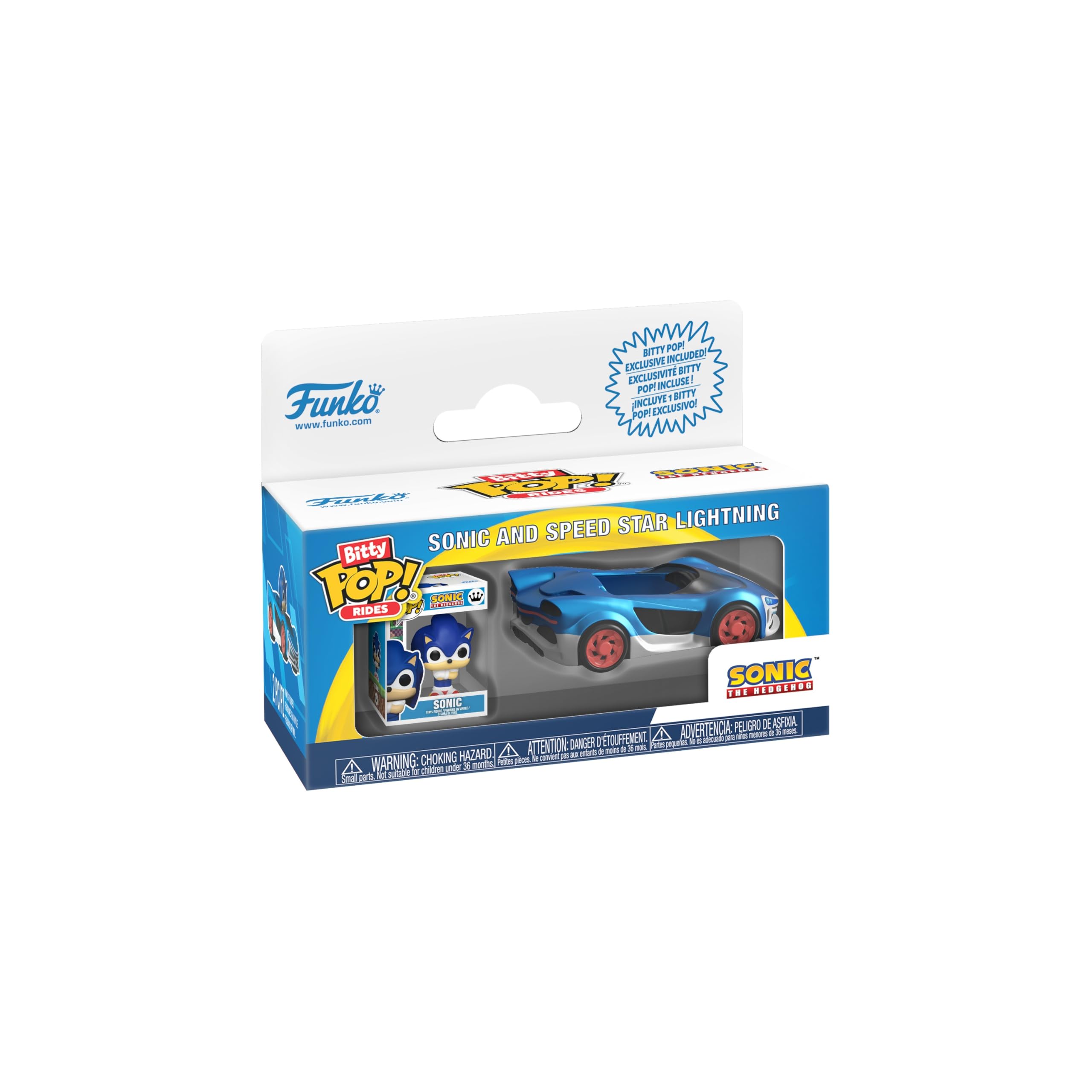 Funko Bitty POP! Ride: Sonic The Hedgehog - Speed Star with Sonic | Vinyl Figure 1