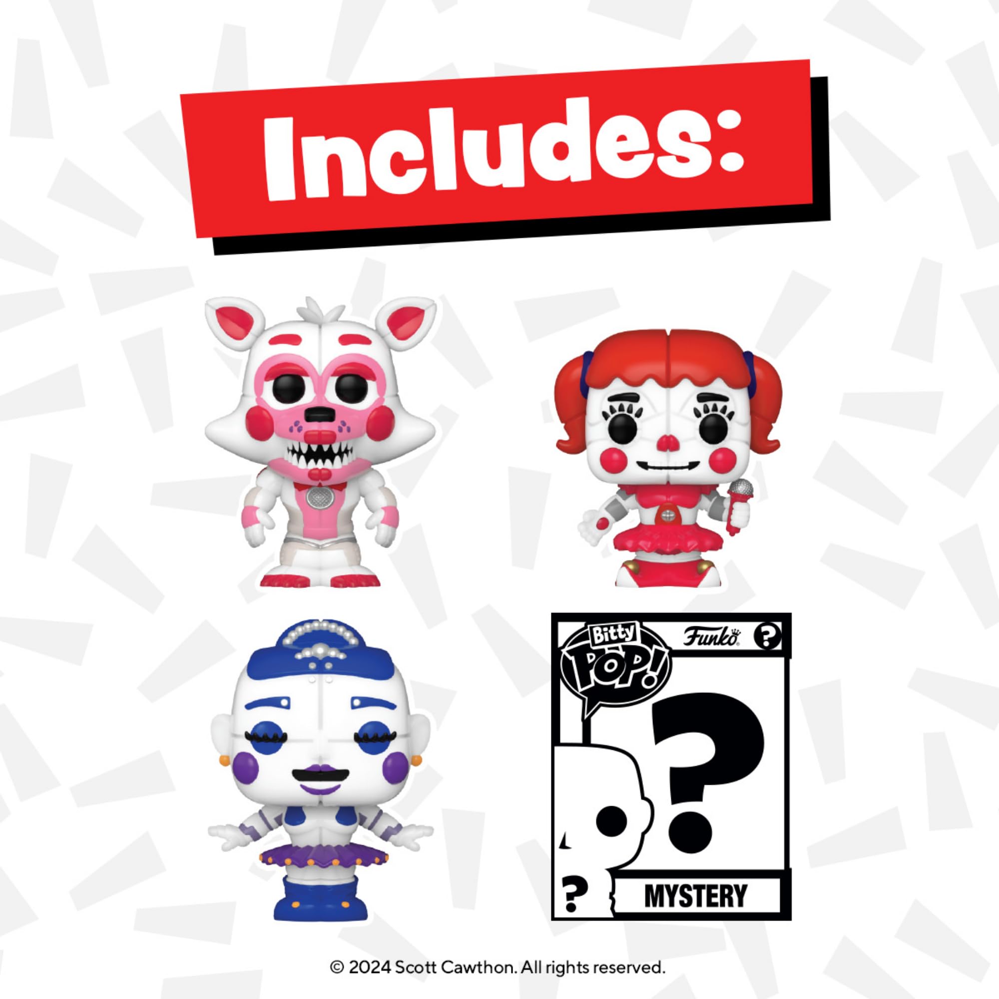 Funko Bitty POP! Five Nights At Freddy's Ballora & Mystery Mini Pack | 0.9-inch Vinyl