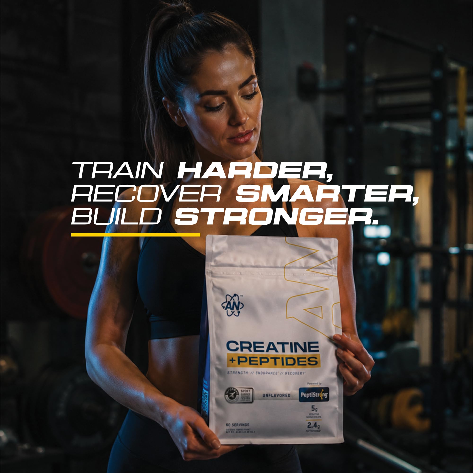 AN Creatine + Peptide Powder - 5g Creatine Monohydrate | 60 Servings | Vegan, Halal 6