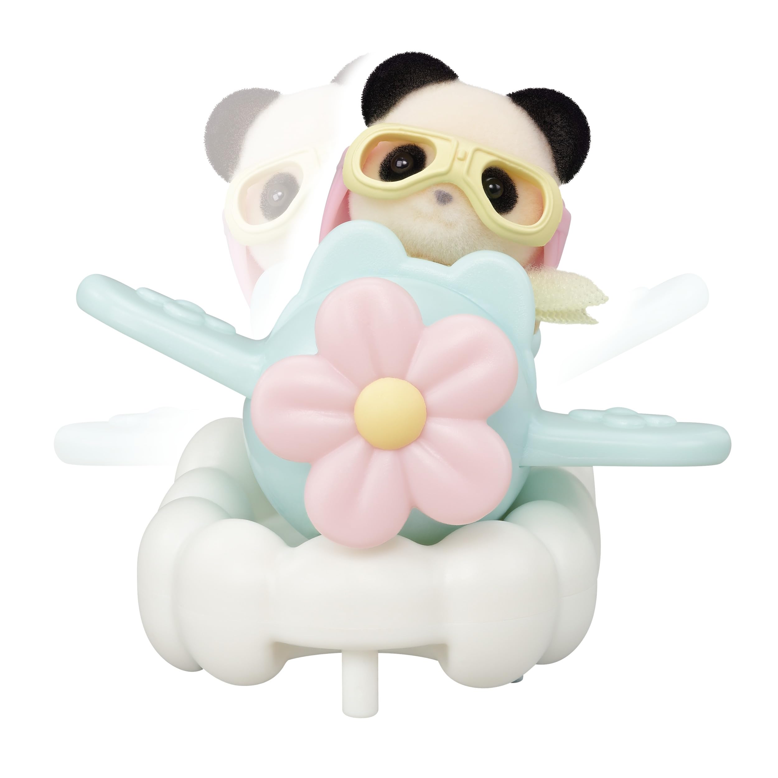 Sylvanian Families 5819 Amusement Park Ride Set - Plane & Train | Includes 2 Babies 7