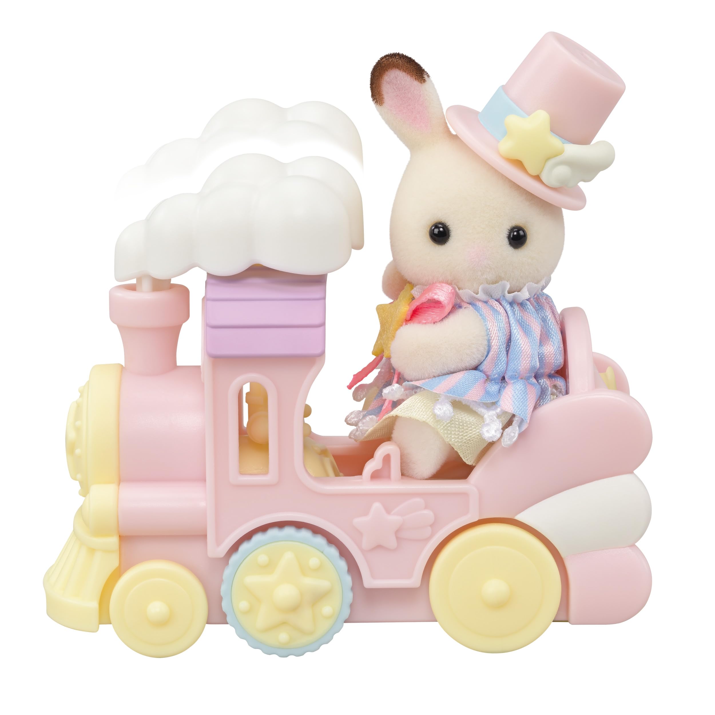 Sylvanian Families 5819 Amusement Park Ride Set - Plane & Train | Includes 2 Babies 6
