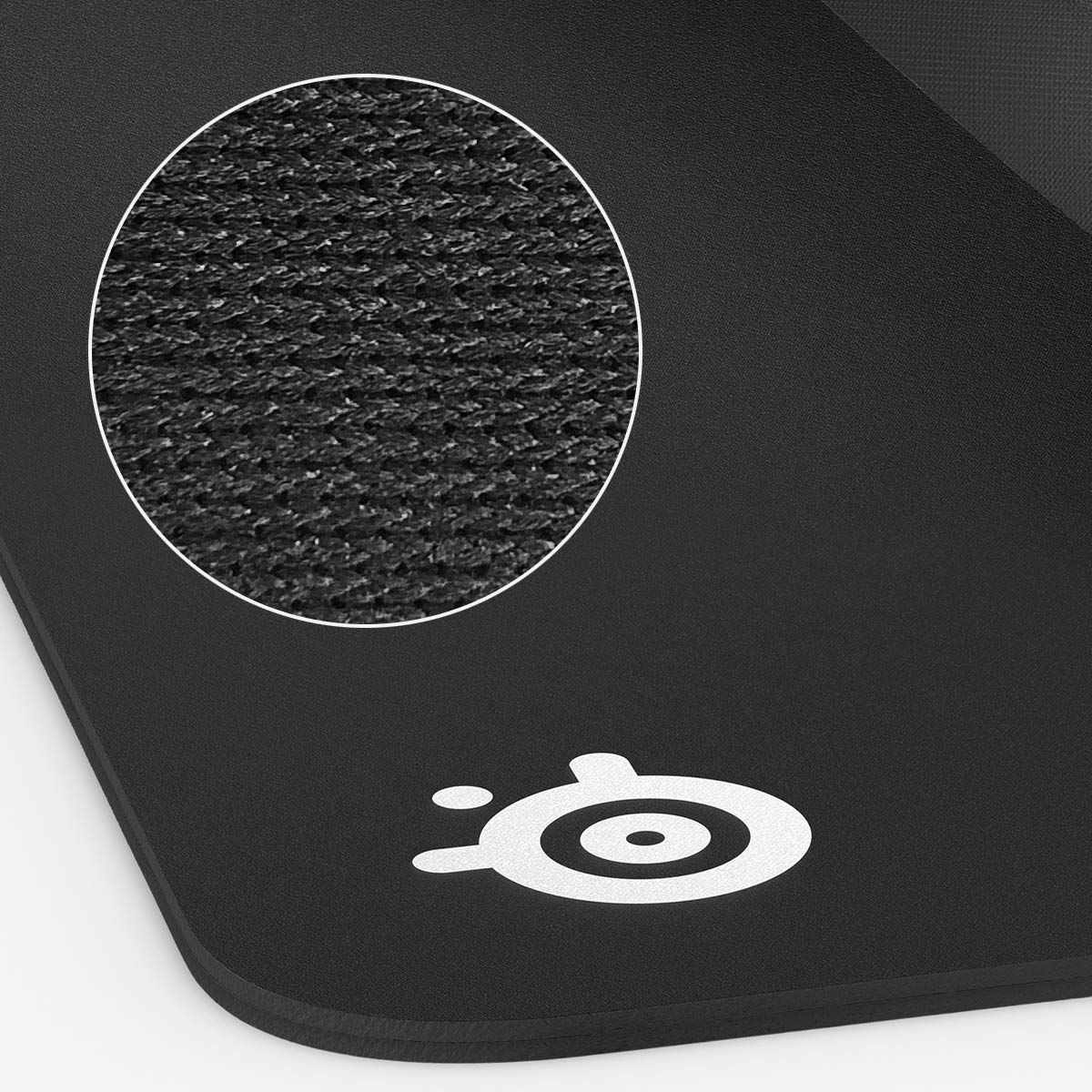 SteelSeries QcK XXL - Gaming mousepad - fabric - rubber backing - black (900mm x 400mm x 2mm) 9