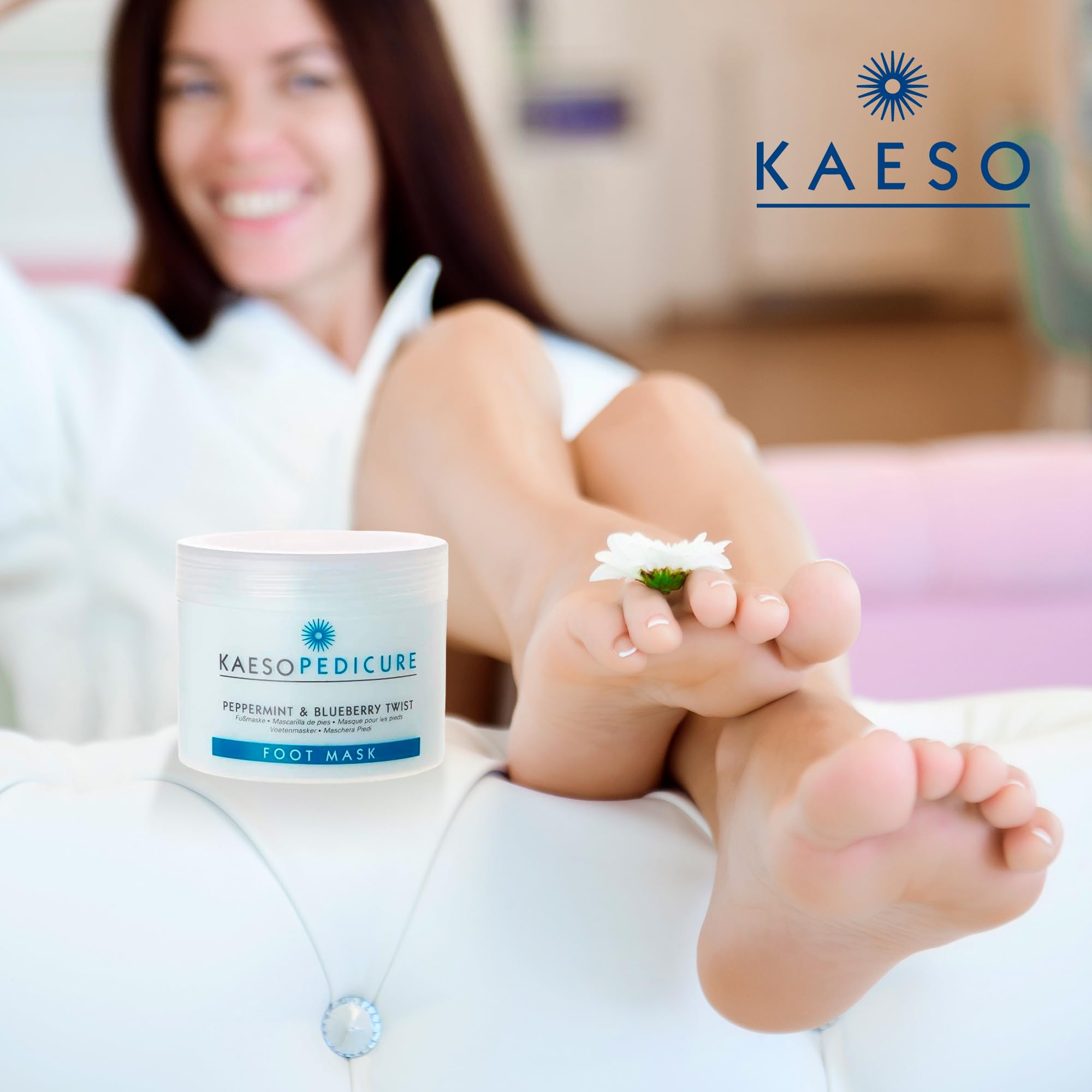 Kaeso Peppermint and Blueberry Twist Foot Mask - Intense Moisture & Cooling Relief | 450 ml 7