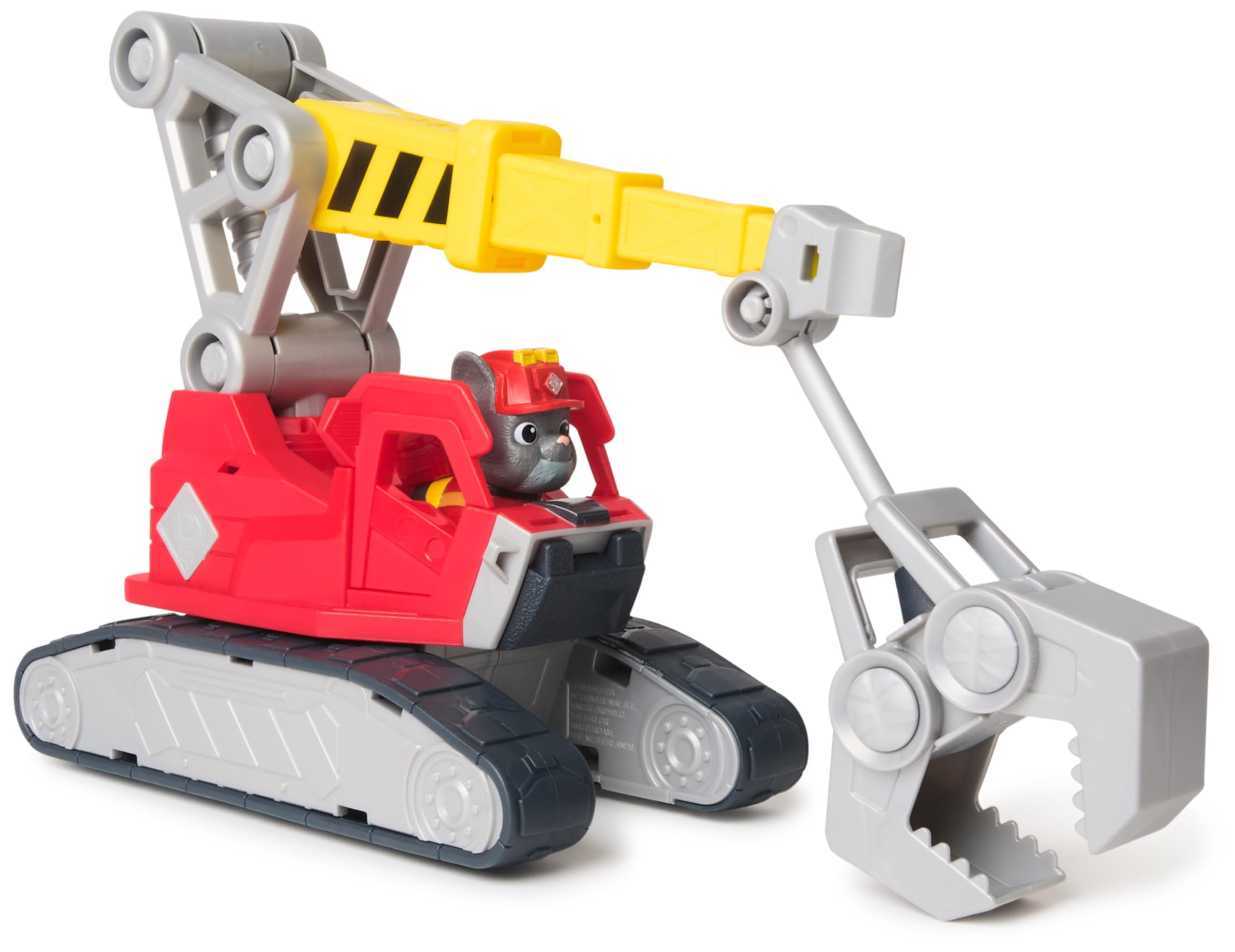 Rubble & Crew Charger's Mega Power Crane Toy Truck with Figure | Ages 3+ | Plastic 3