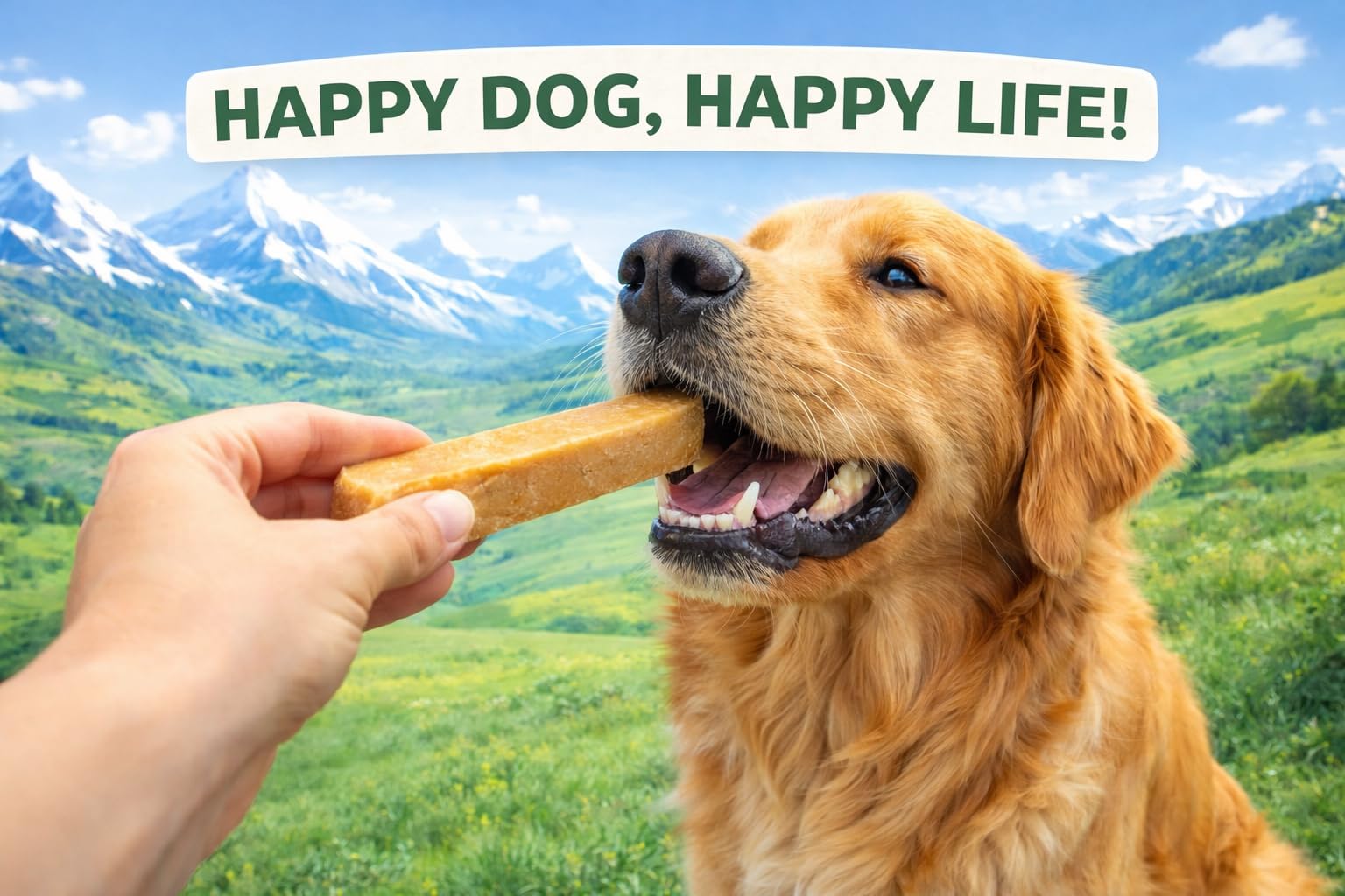SUPA PAWS Yak Cheese Dental Sticks - High Protein | Grain-Free | All Dog Sizes | 6 Pieces Small Yak Chews 5