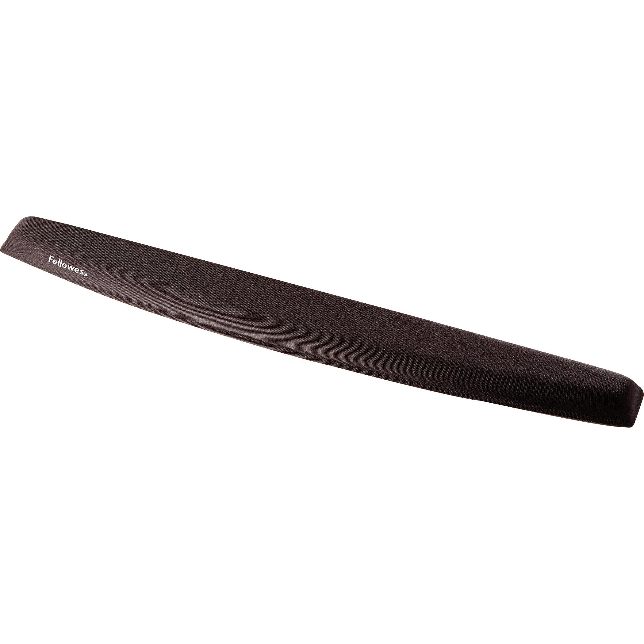 Fellowes Memory Foam Keyboard Wrist Rest - Ergonomic Support | Black | PU Material